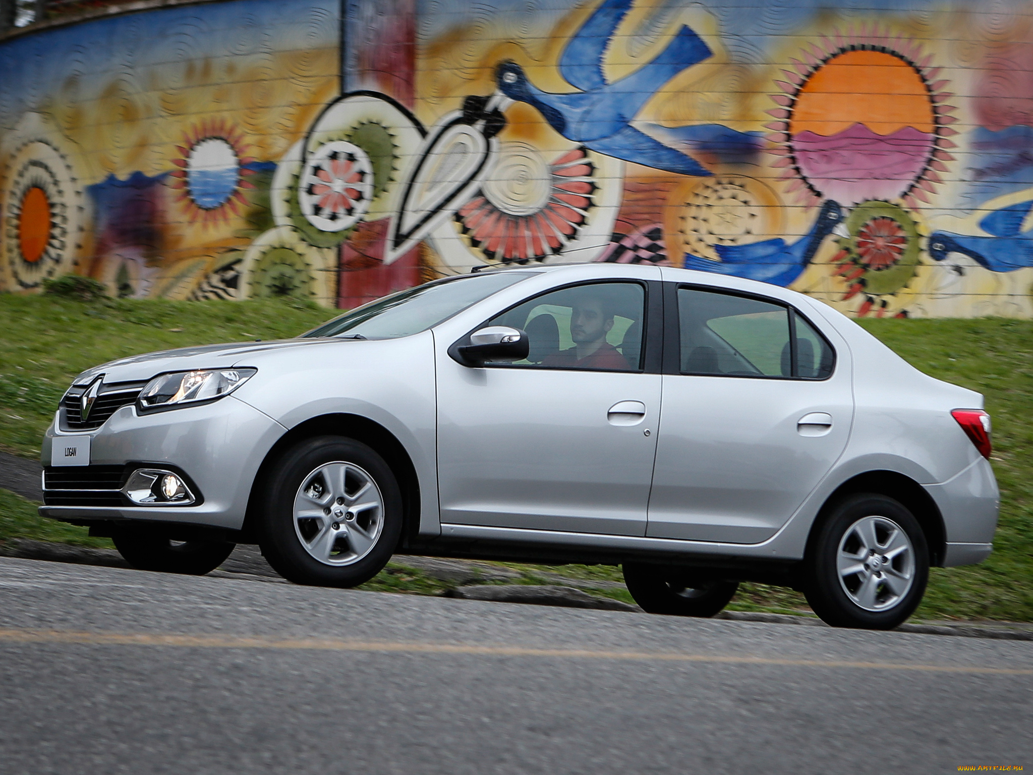автомобили, renault, серый, 2013г, br-spec, logan