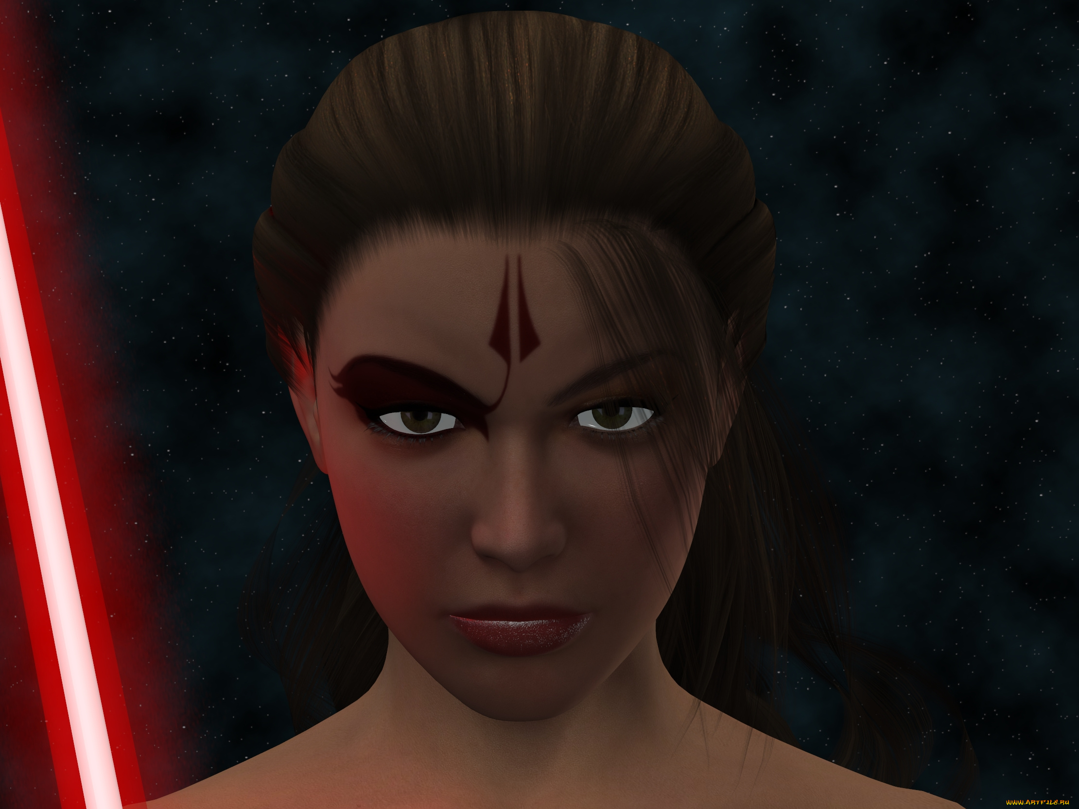 3д, графика, портрет, , portraits, девушка, фон, взгляд