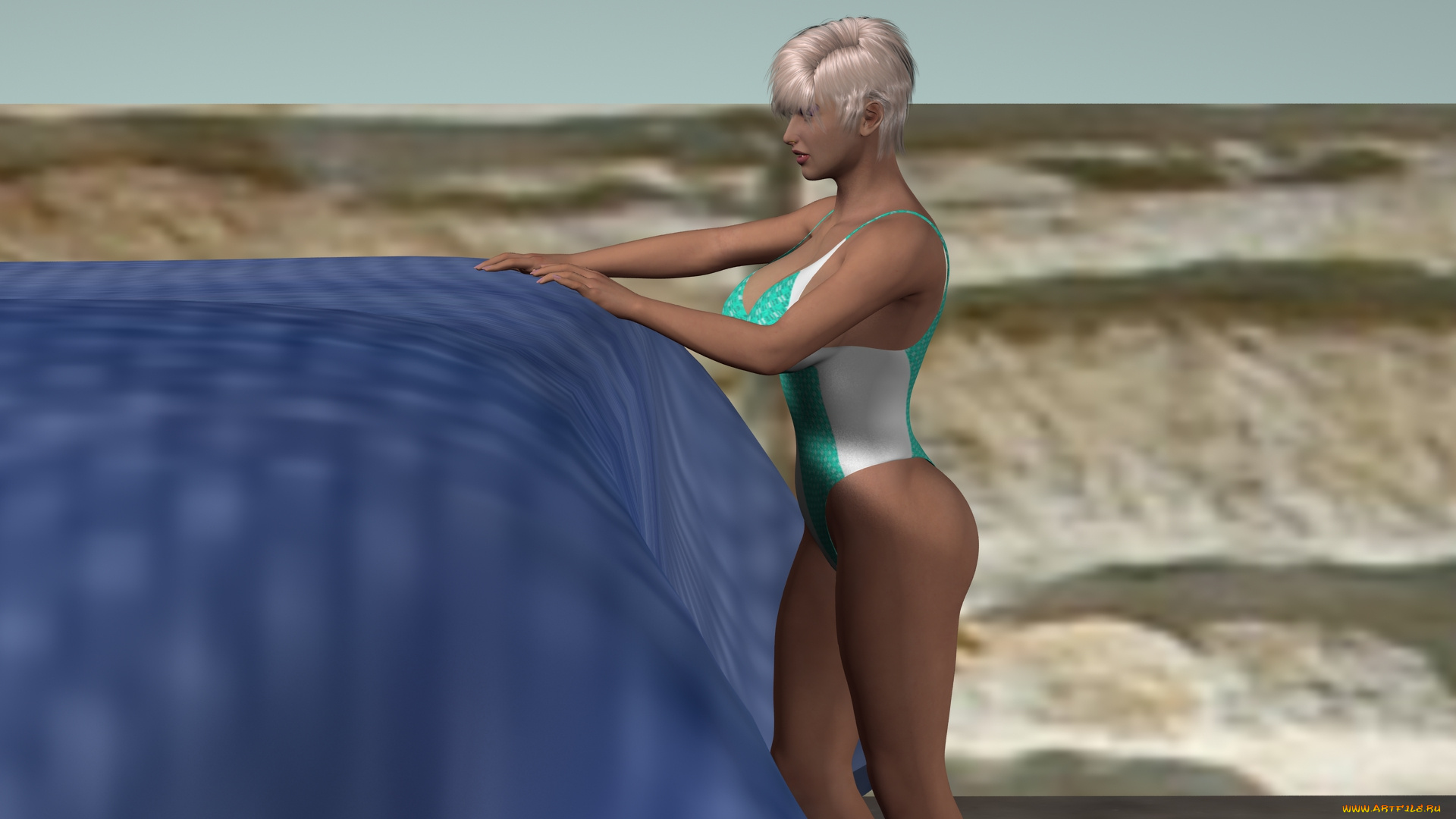 3д, графика, люди, , people, девушка, взгляд, фон