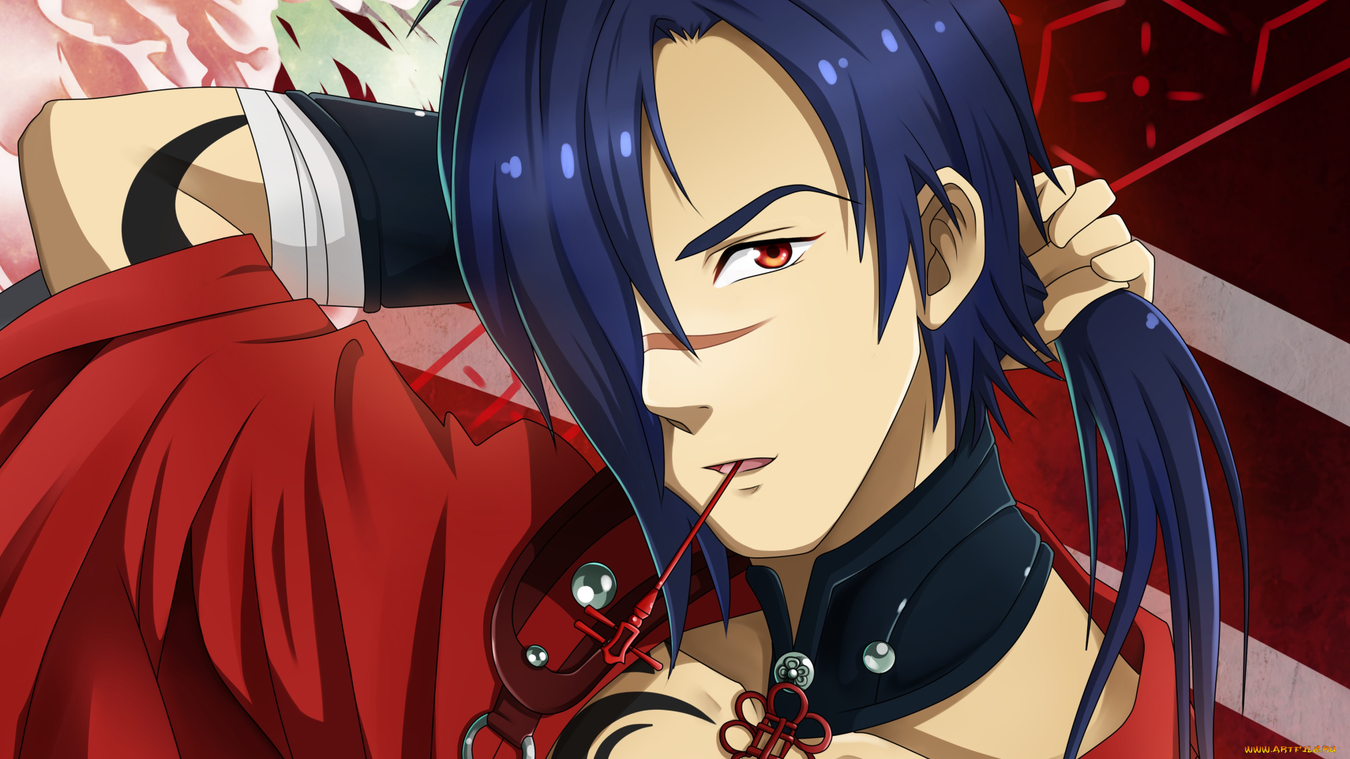 аниме, dramatical, murder, драматическое, убийство, арт, парень