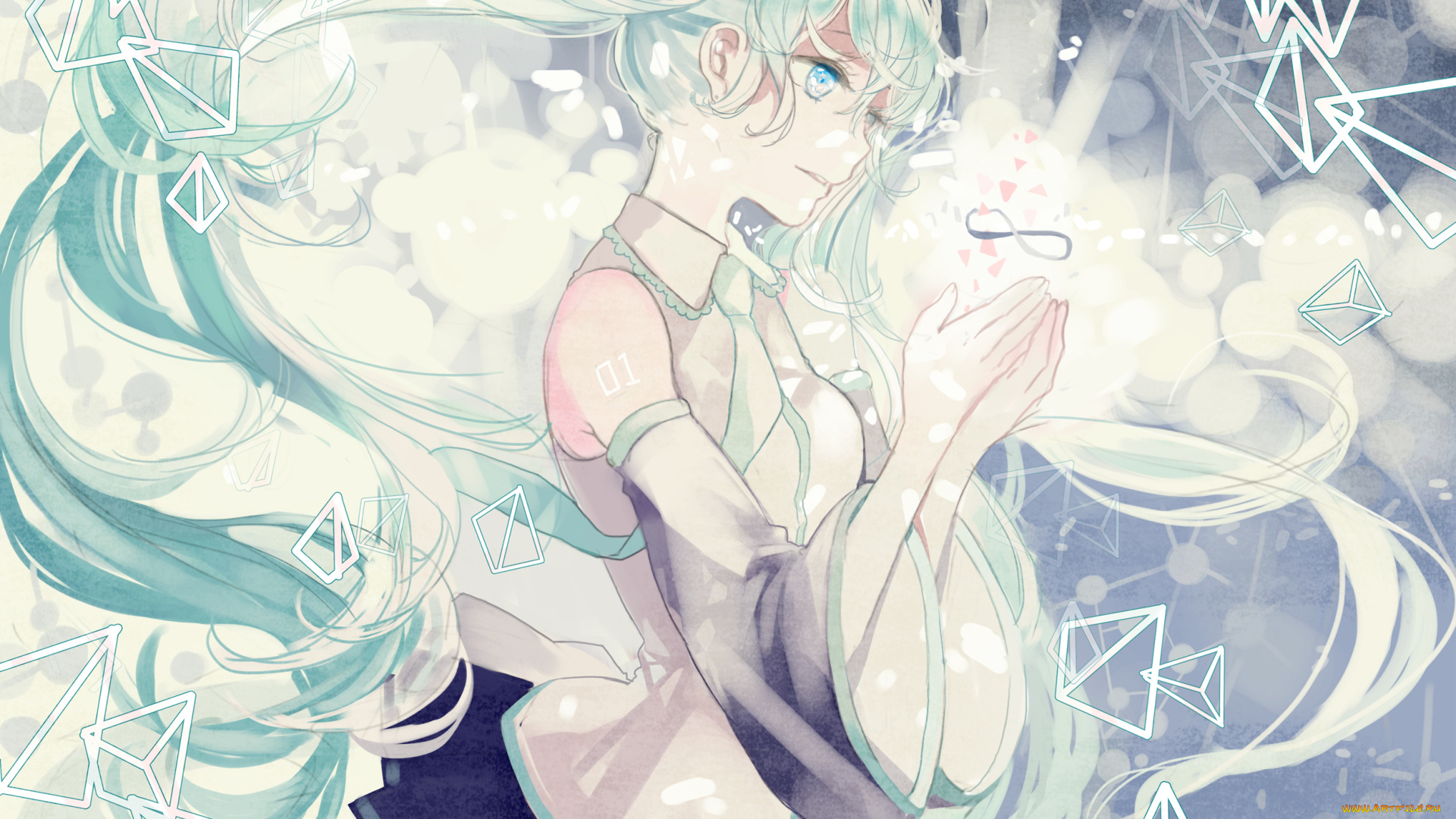 аниме, vocaloid, mig, 36th, underground, hatsune, miku, девушка, арт