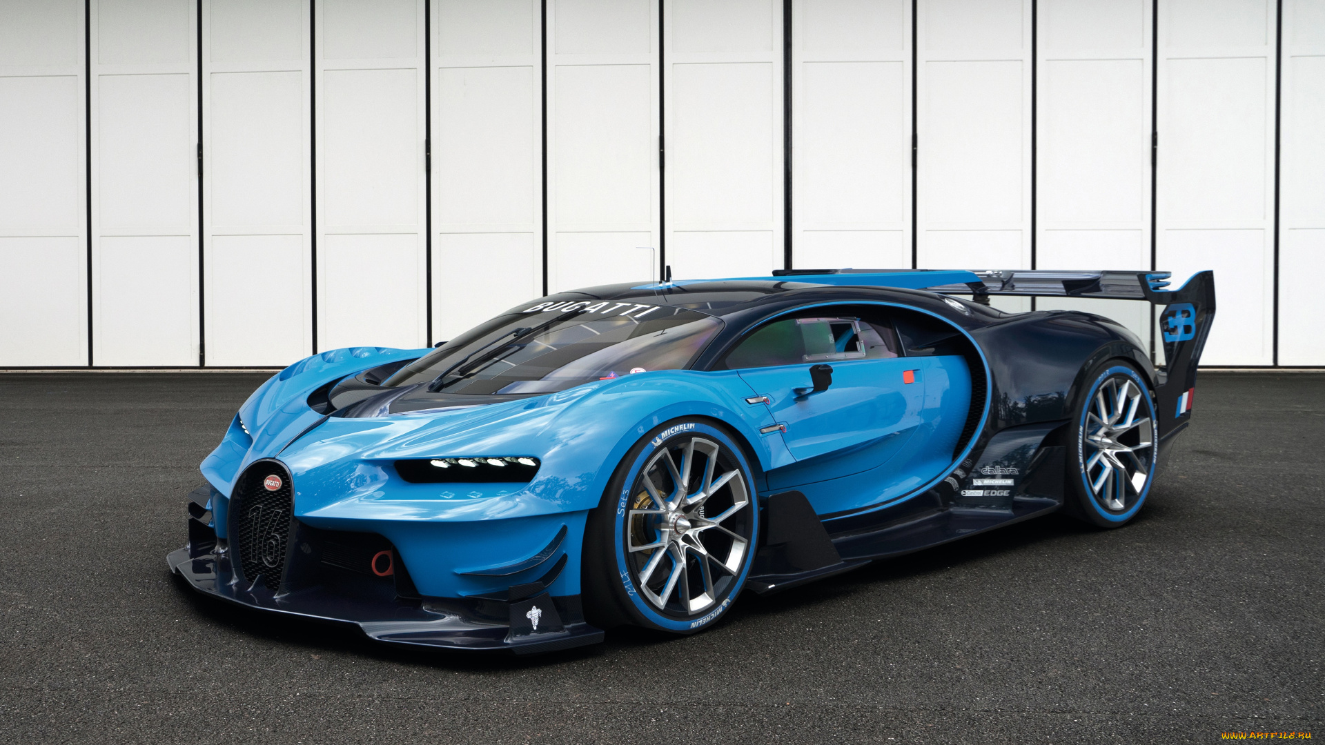 автомобили, bugatti, vision, gran, turismo, 2015г, синий