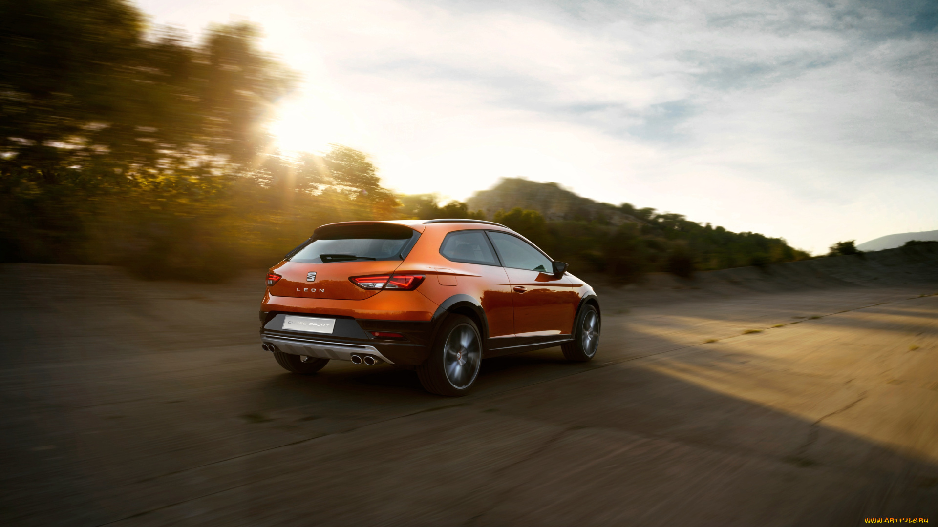 автомобили, seat, leоn, cross, sport, concept, 5f, 2015г