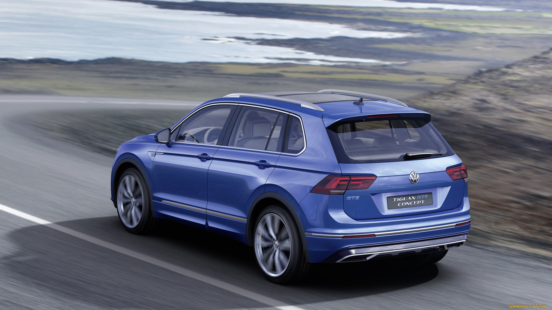 автомобили, volkswagen, tiguan, gte, concept, 2015г