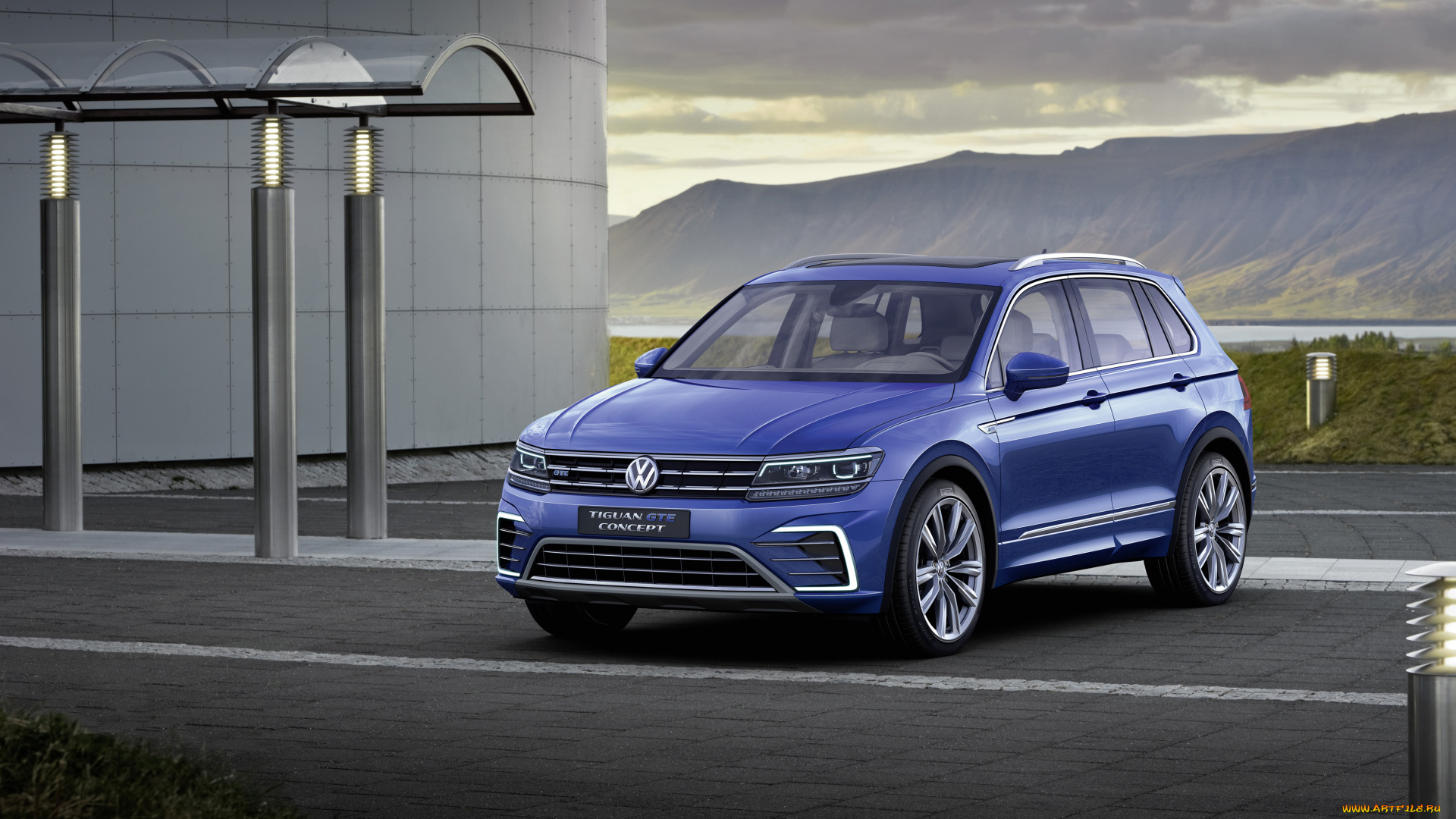 автомобили, volkswagen, tiguan, gte, concept, 2015г