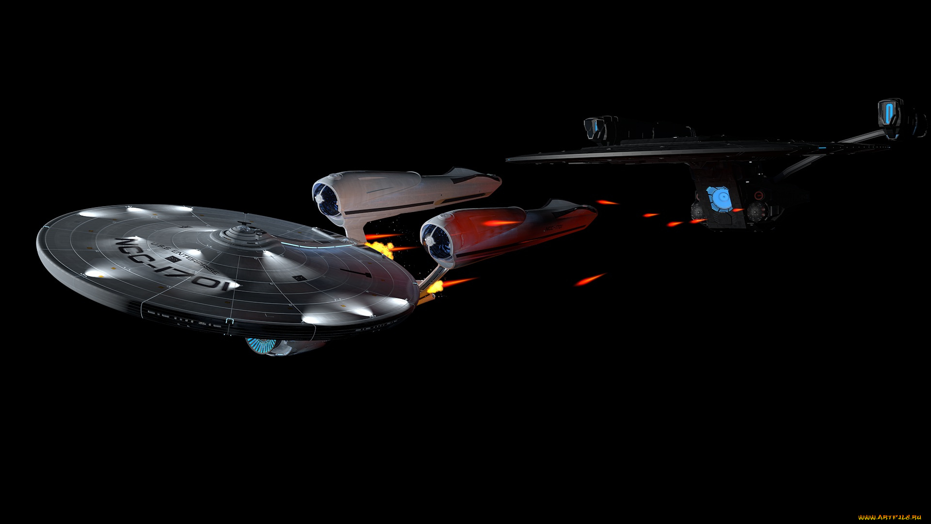 космос, арт, полет, космический, корабль, вселенная