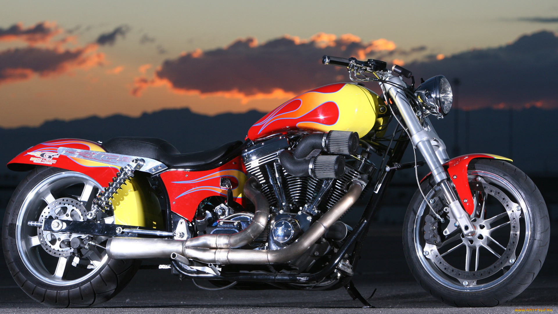 мотоциклы, customs, custom