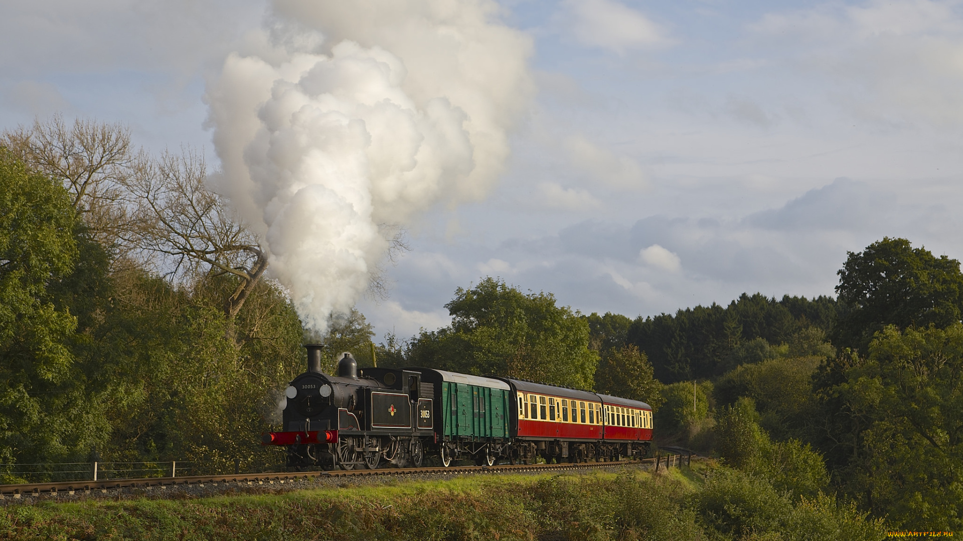 техника, паровозы, рельсы, дорога, железная, паровоз