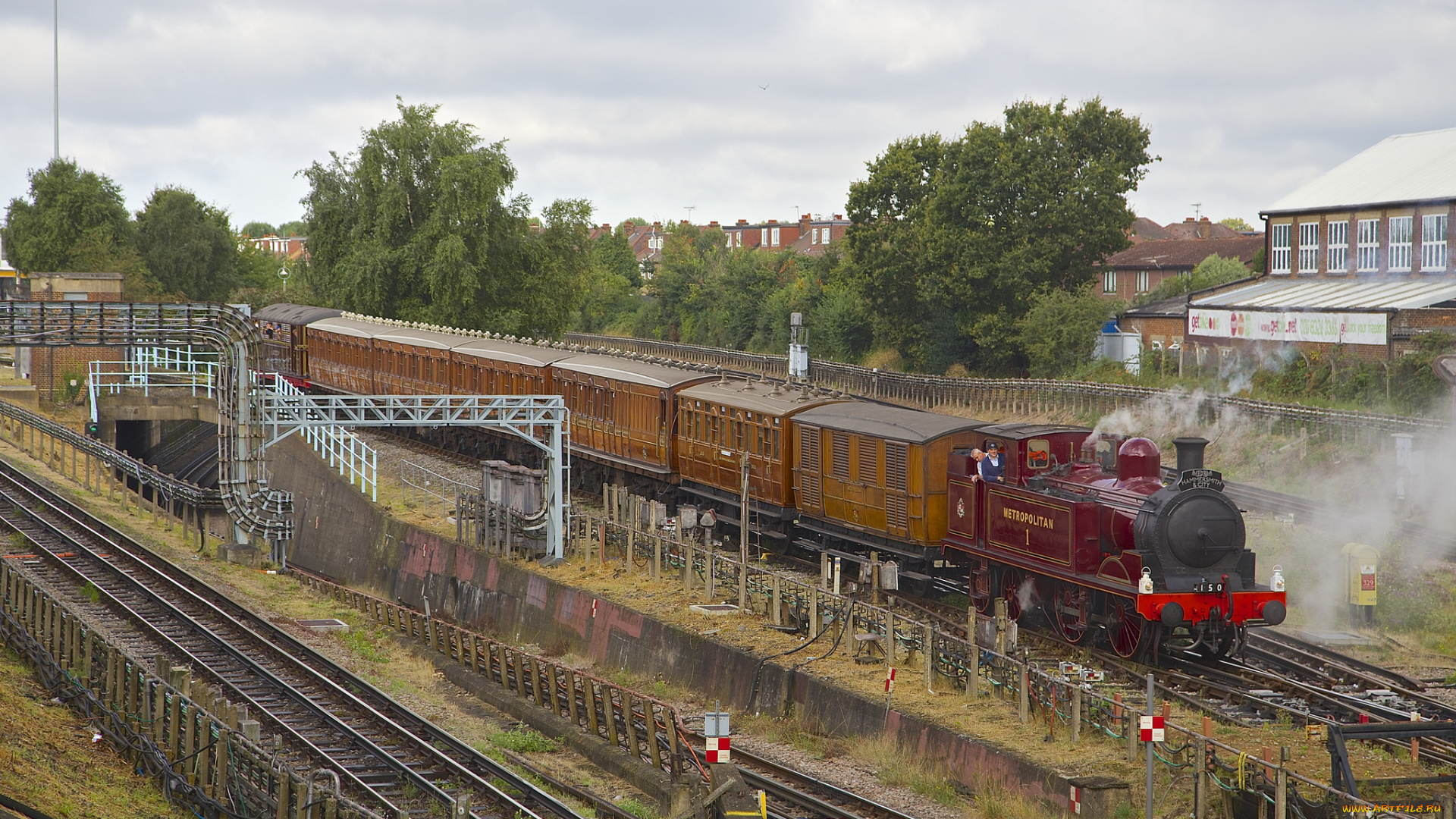 техника, паровозы, железная, дорога, рельсы, паровоз