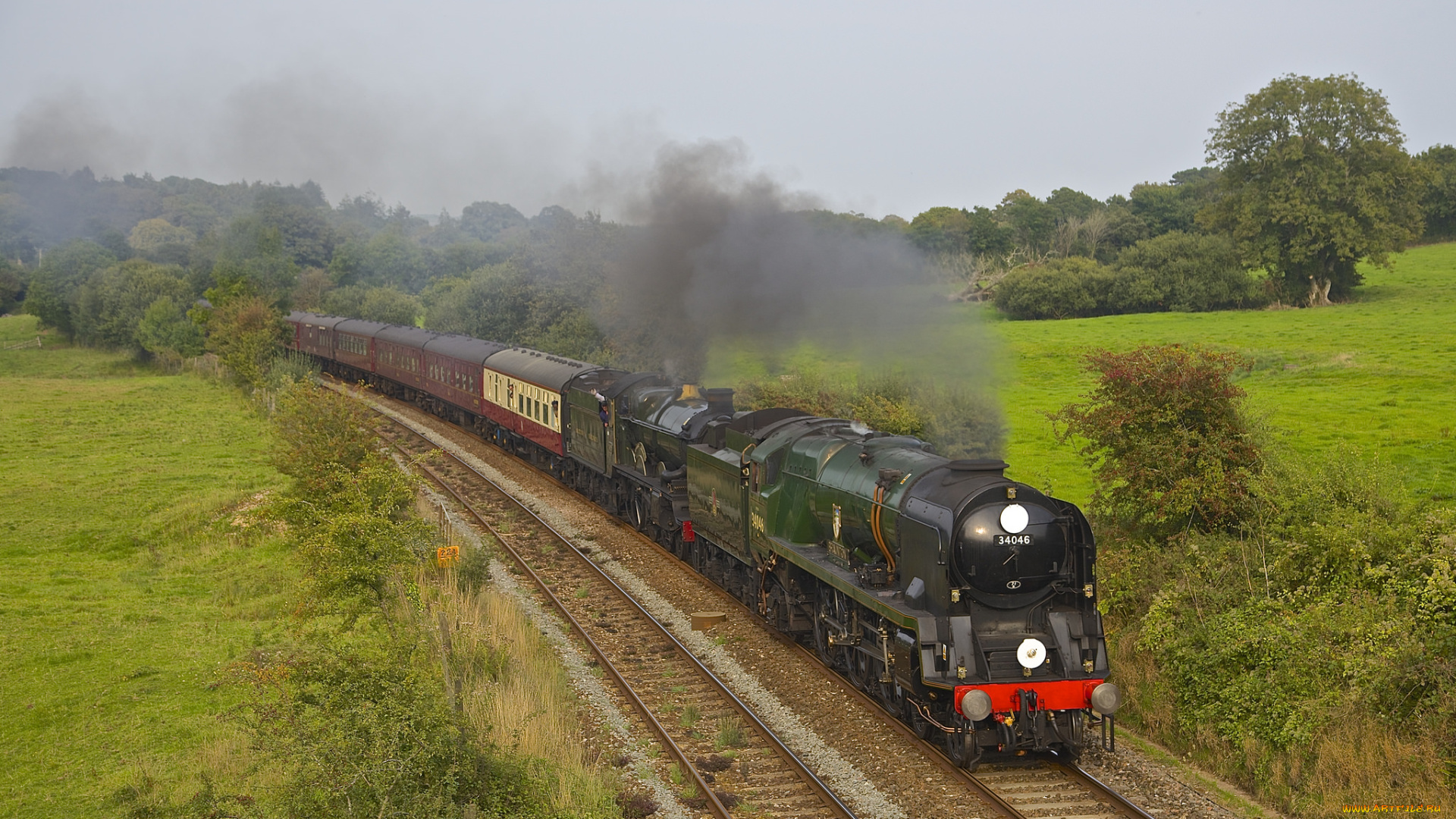 техника, паровозы, железная, дорога, рельсы, паровоз