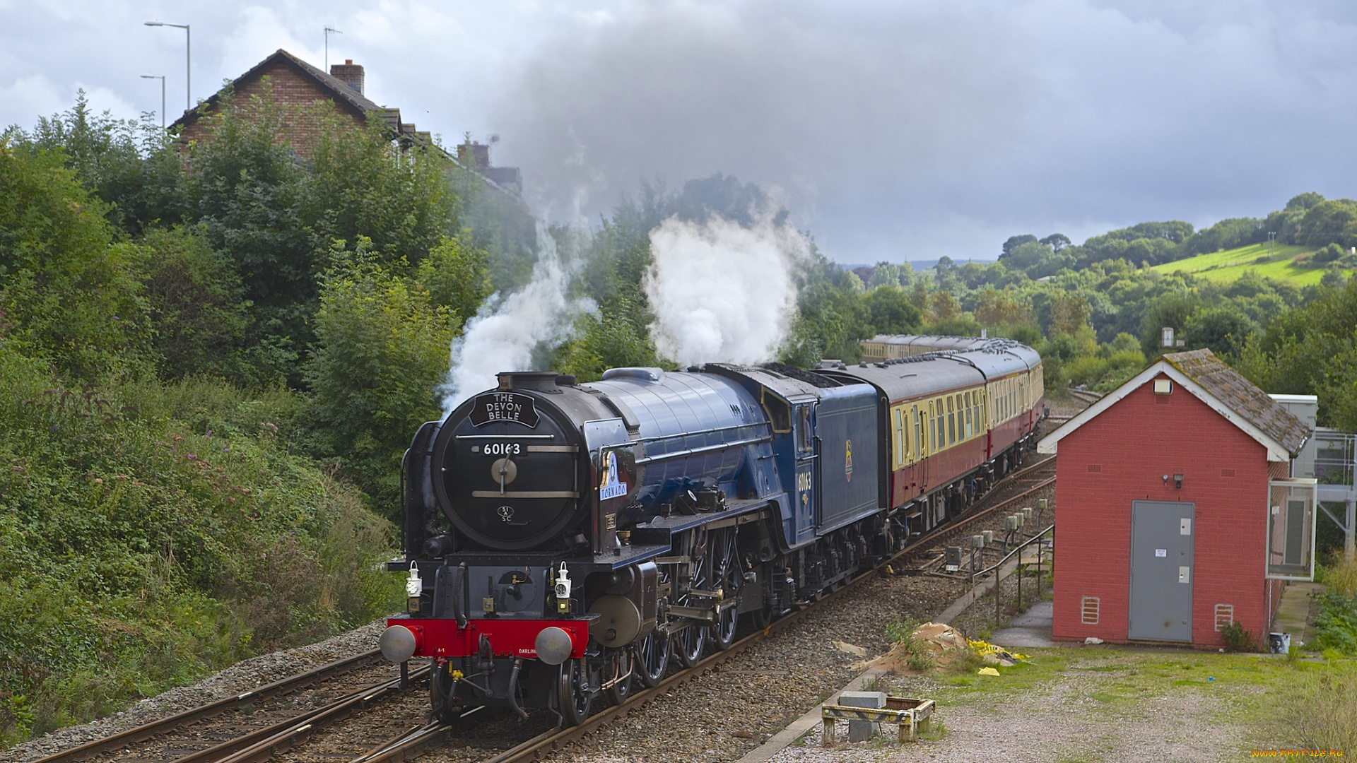 техника, паровозы, железная, дорога, рельсы, паровоз