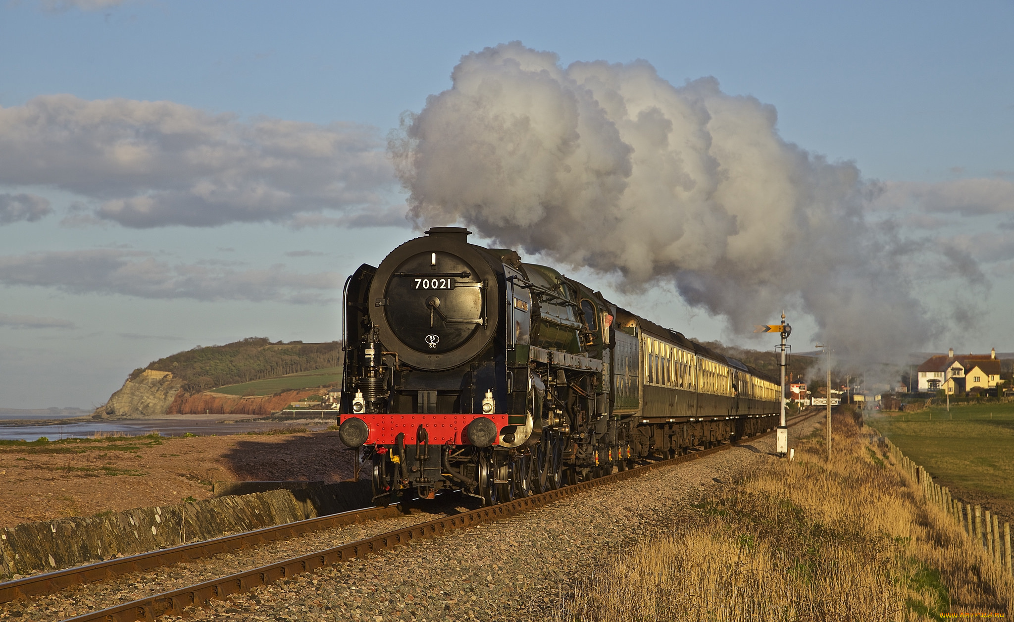 техника, паровозы, железная, дорога, рельсы, паровоз