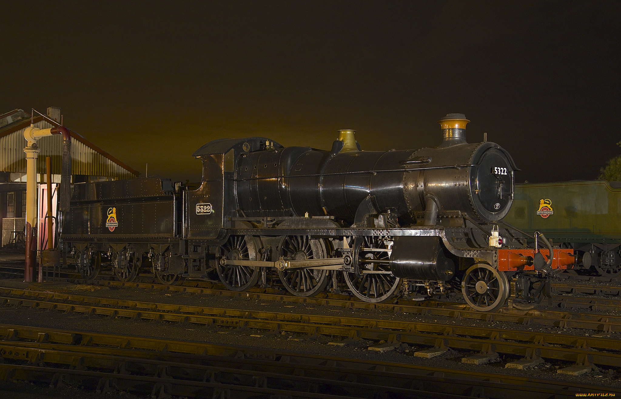 техника, паровозы, железная, дорога, рельсы, паровоз