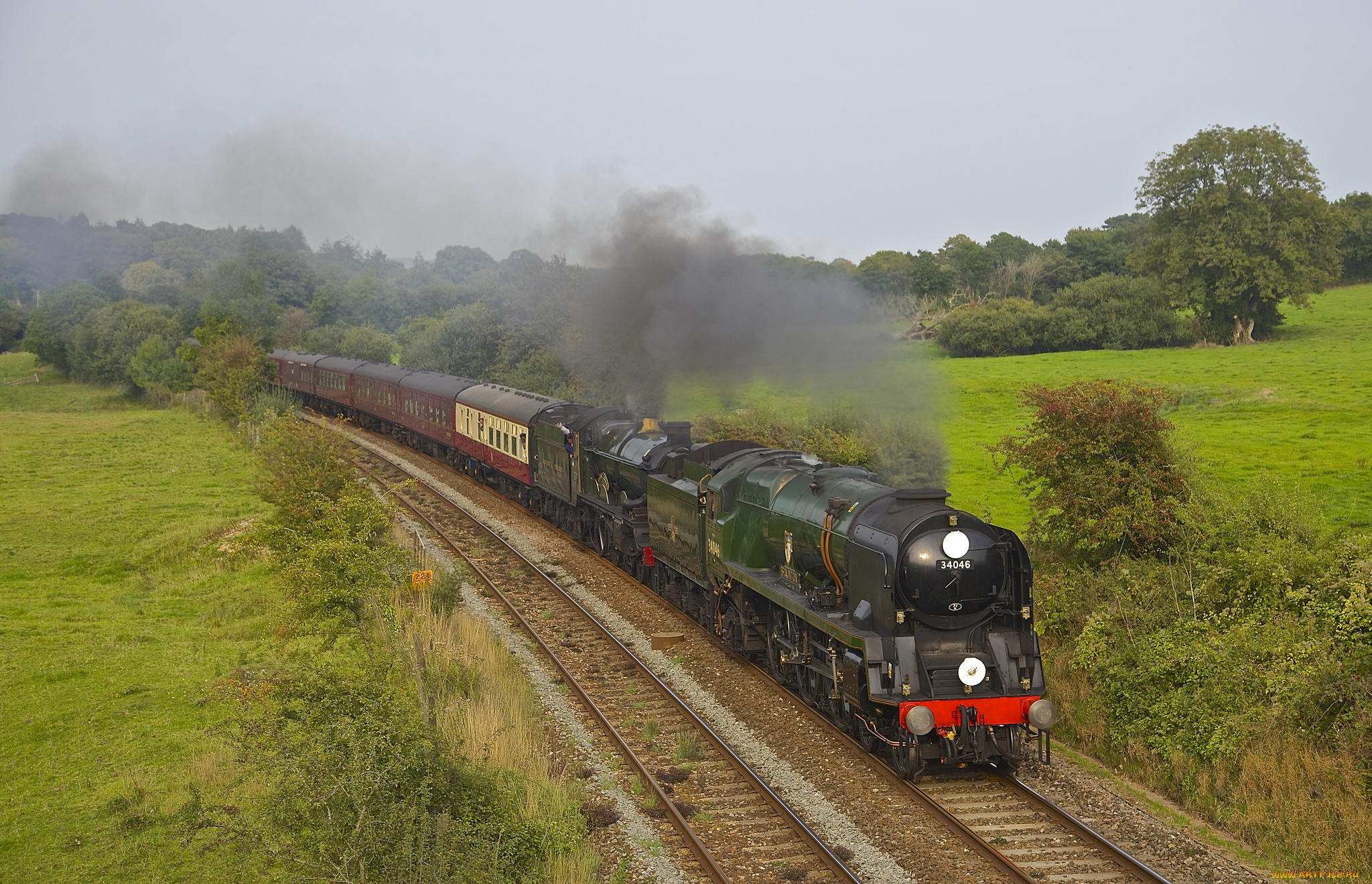 техника, паровозы, железная, дорога, рельсы, паровоз