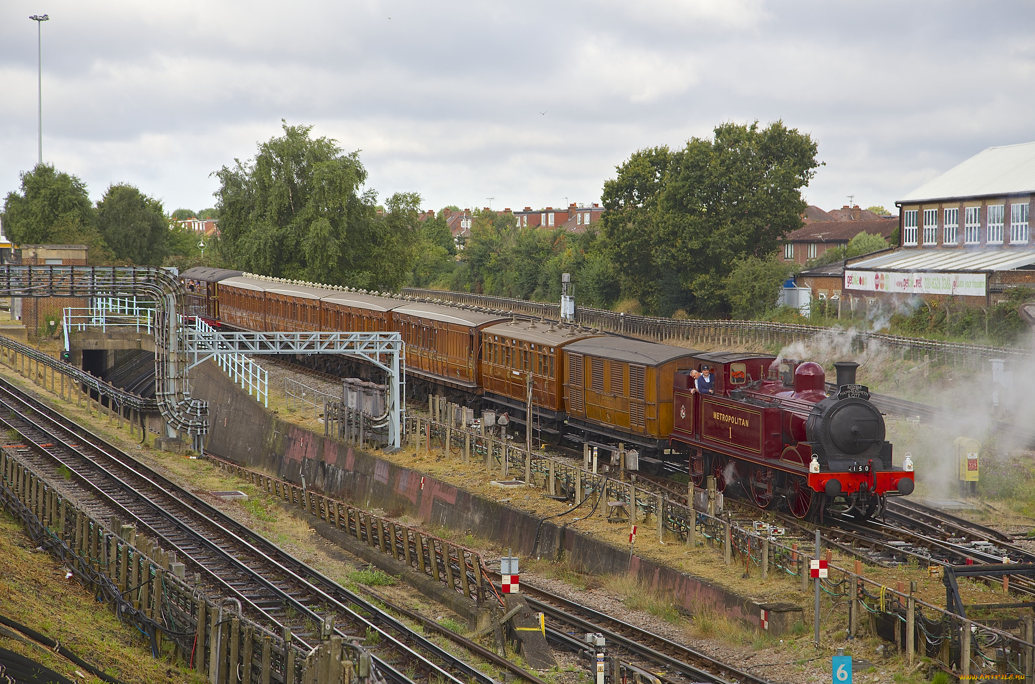 техника, паровозы, железная, дорога, рельсы, паровоз