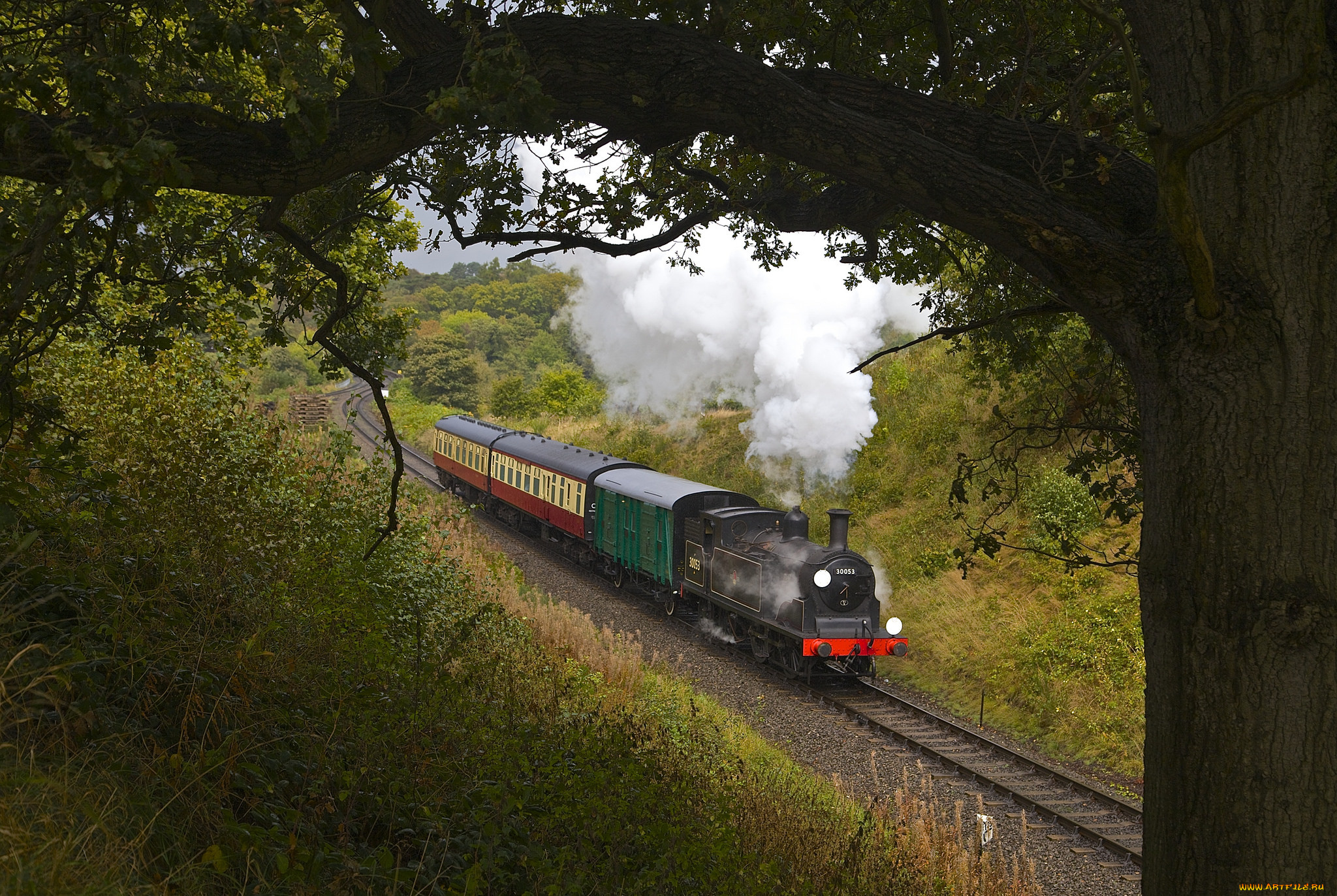 техника, паровозы, паровоз, рельсы, дорога, железная
