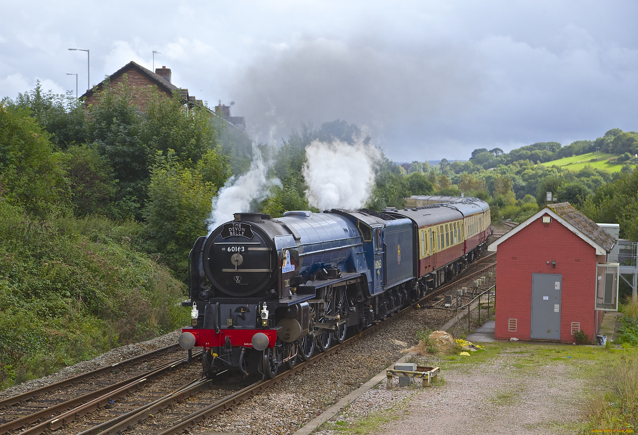техника, паровозы, железная, дорога, рельсы, паровоз