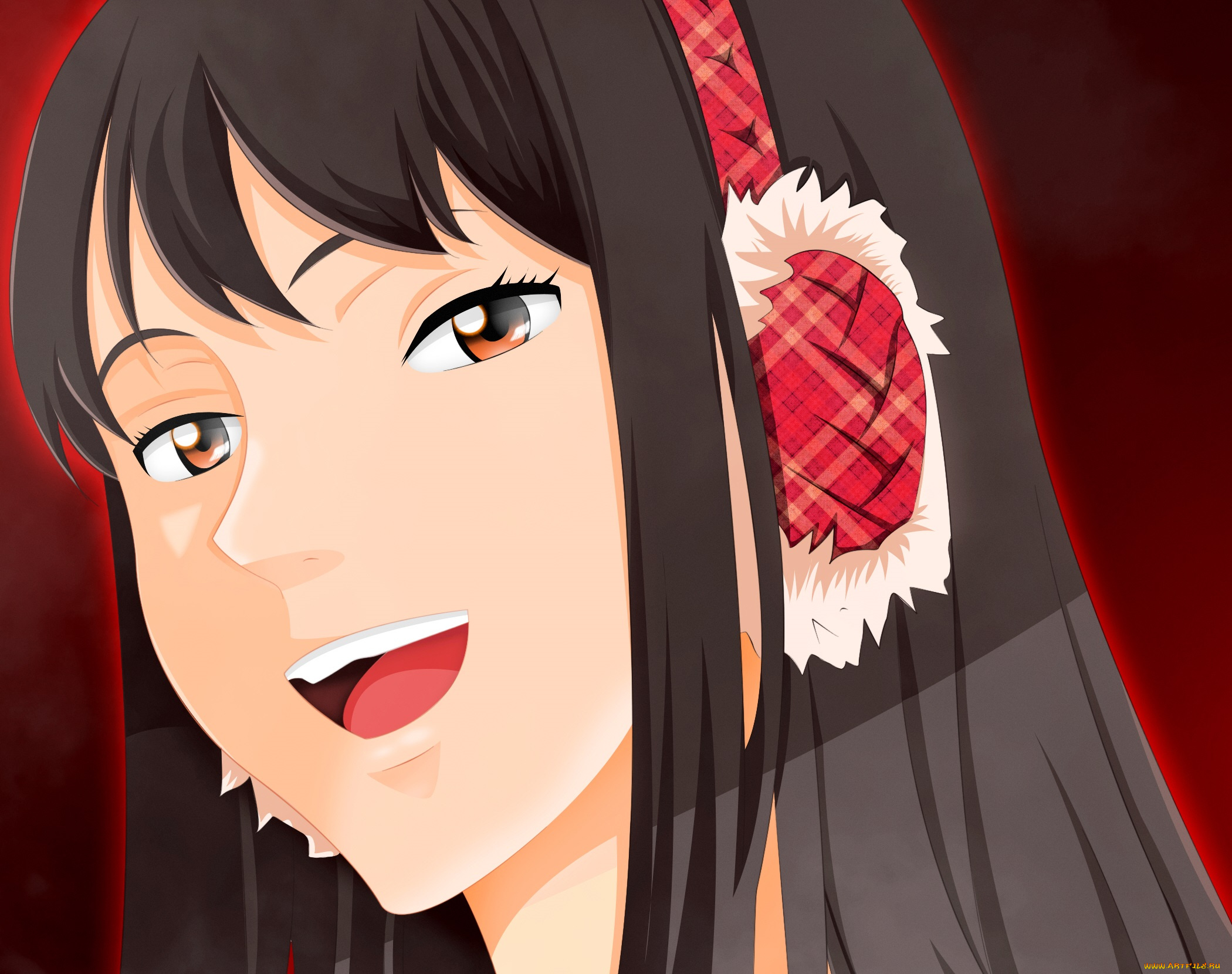 kiseijuu, , sei, no, kakuritsu, аниме, арт, лыбка, взгляд, девушка