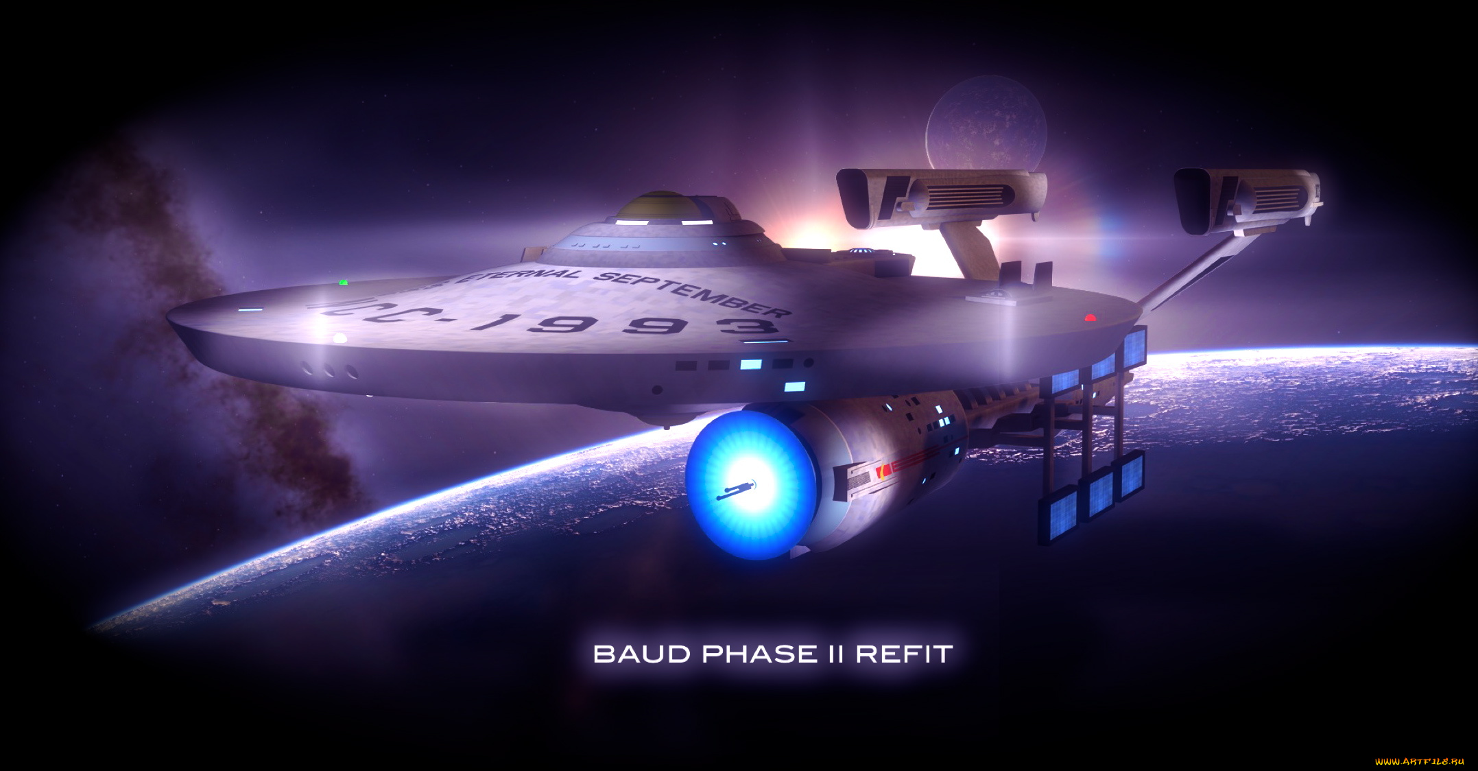 космос, арт, космический, корабль, полет, вселенная