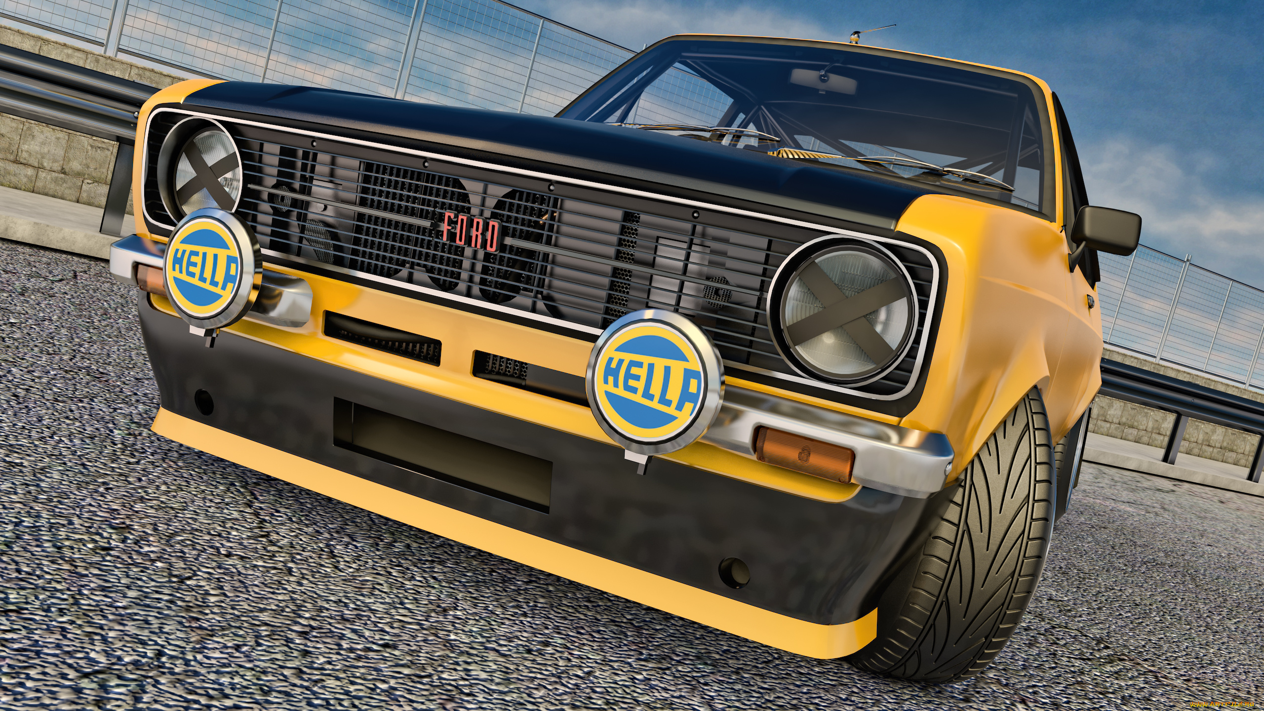 автомобили, 3д, 1977г, ford