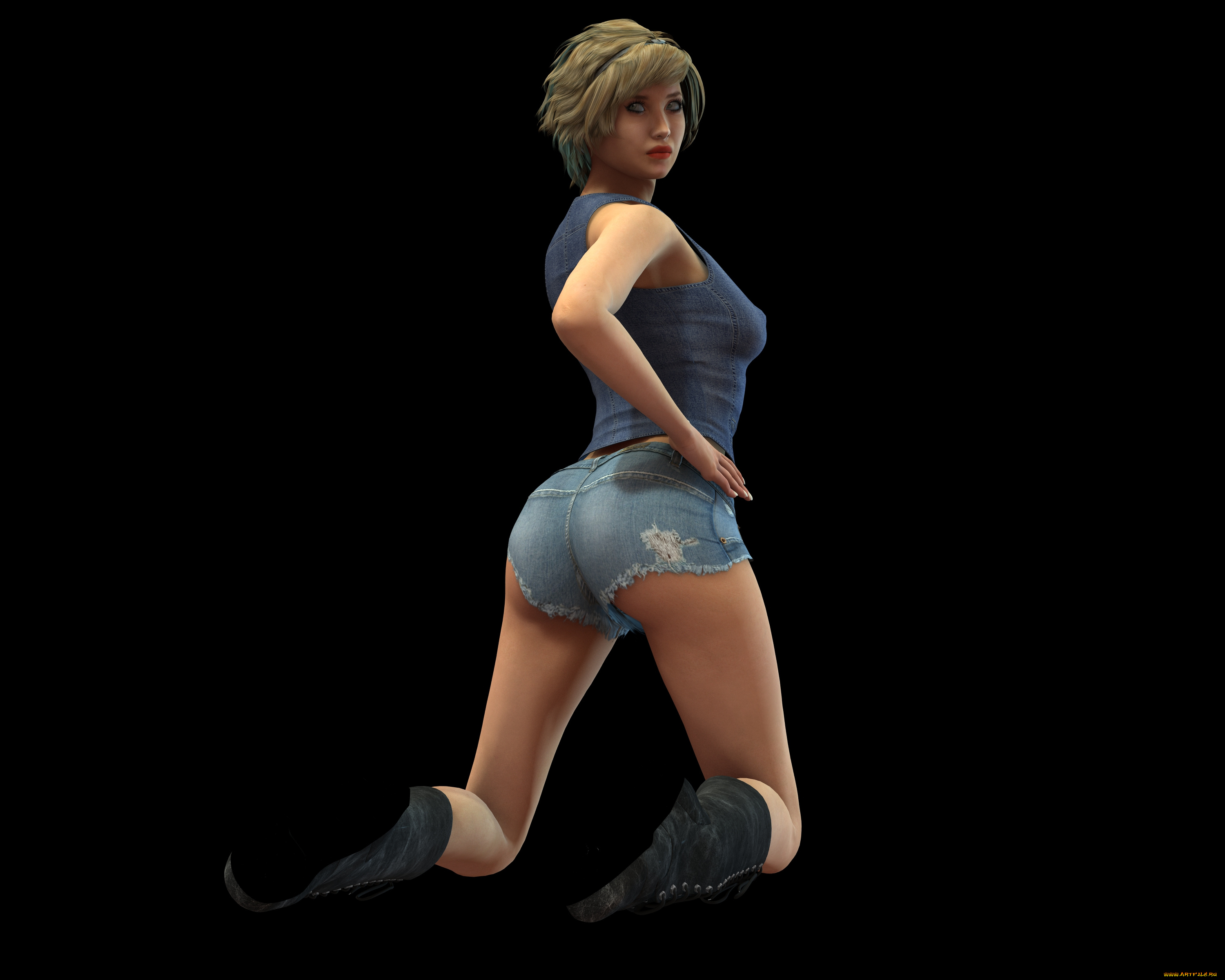 3д, графика, люди, , people, фон, девушка, взгляд