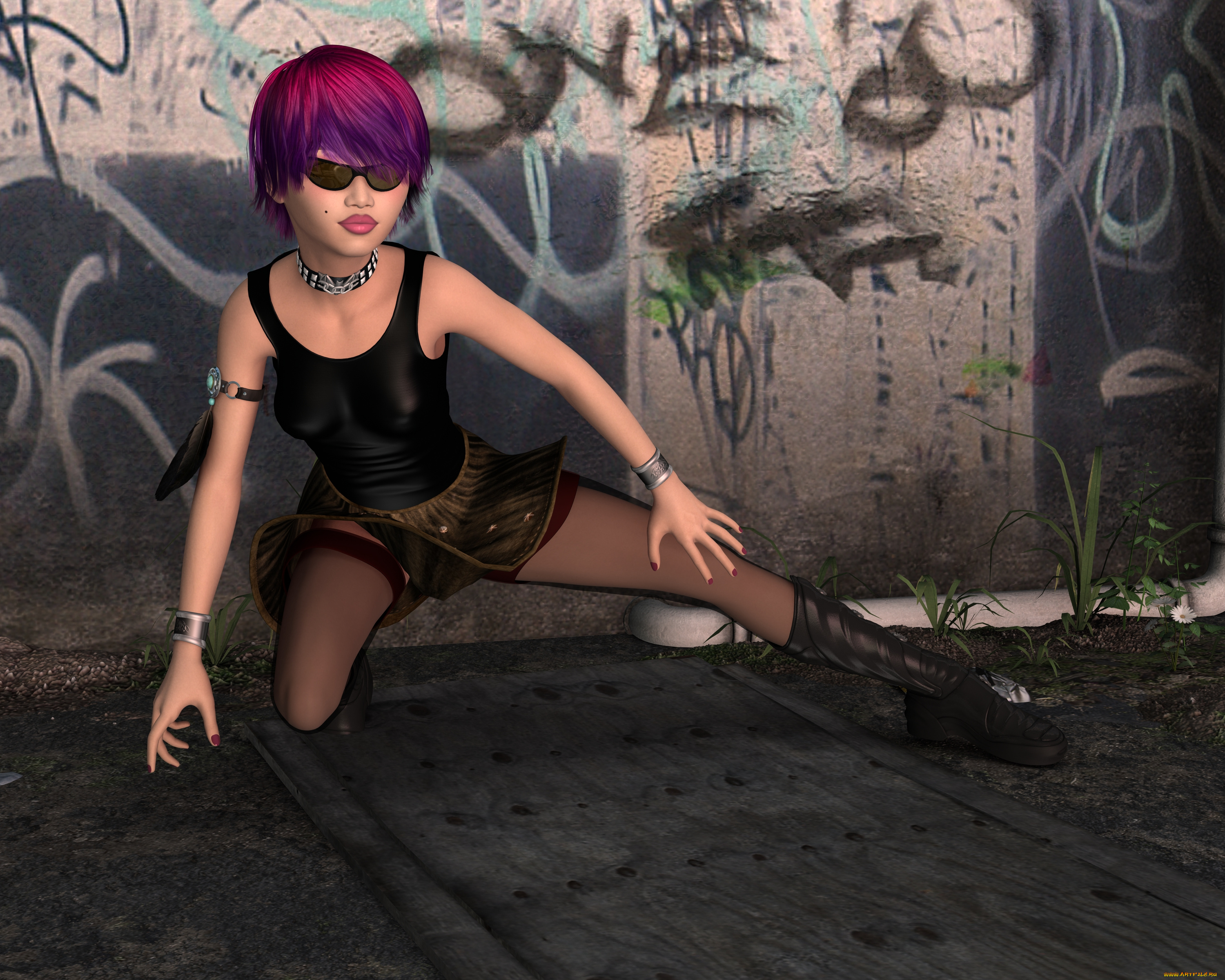 3д, графика, люди, , people, фон, взгляд, девушка