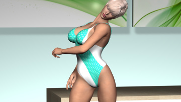 Картинка 3д+графика люди+ people фон взгляд девушка