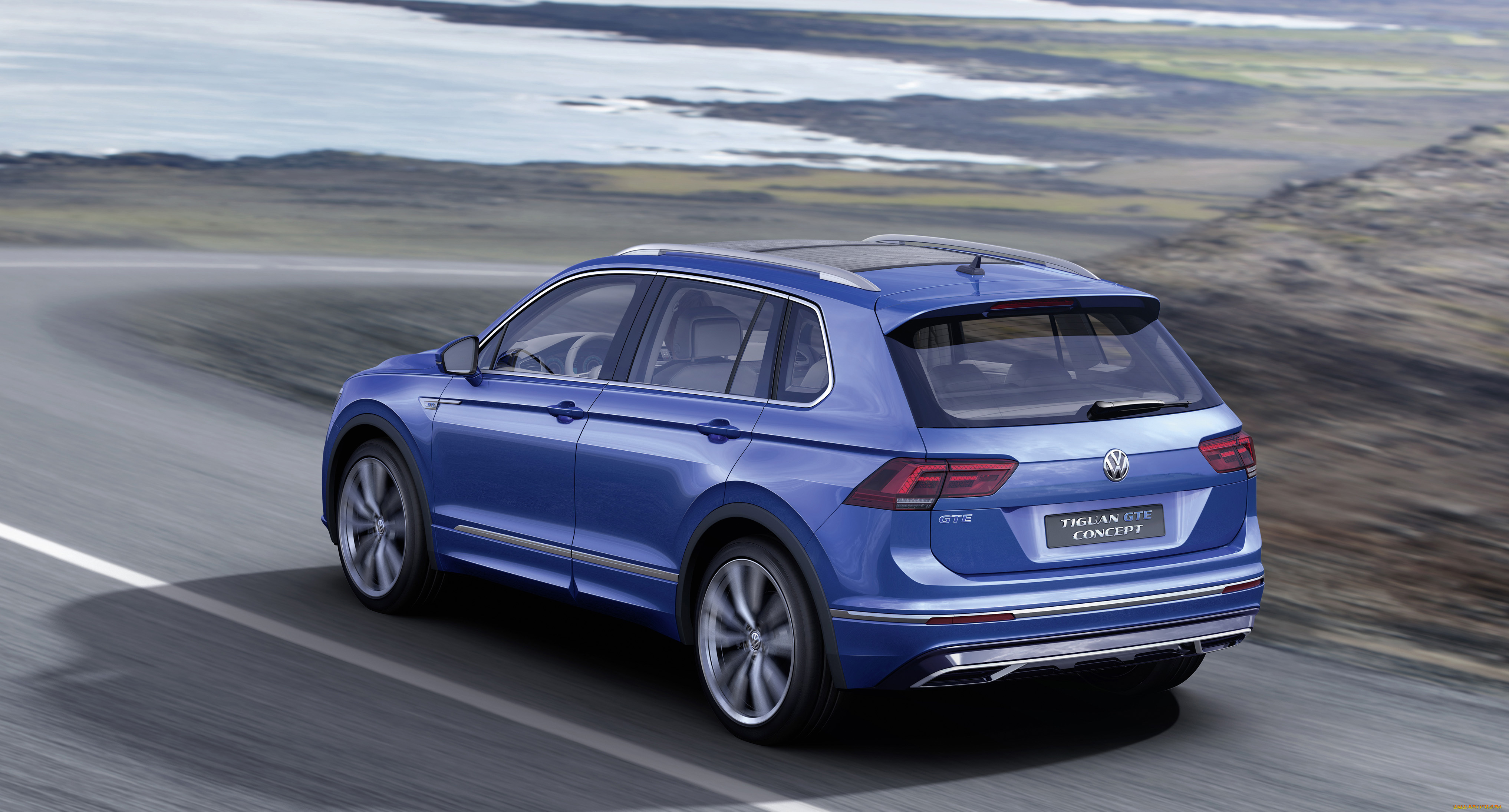 автомобили, volkswagen, tiguan, gte, concept, 2015г