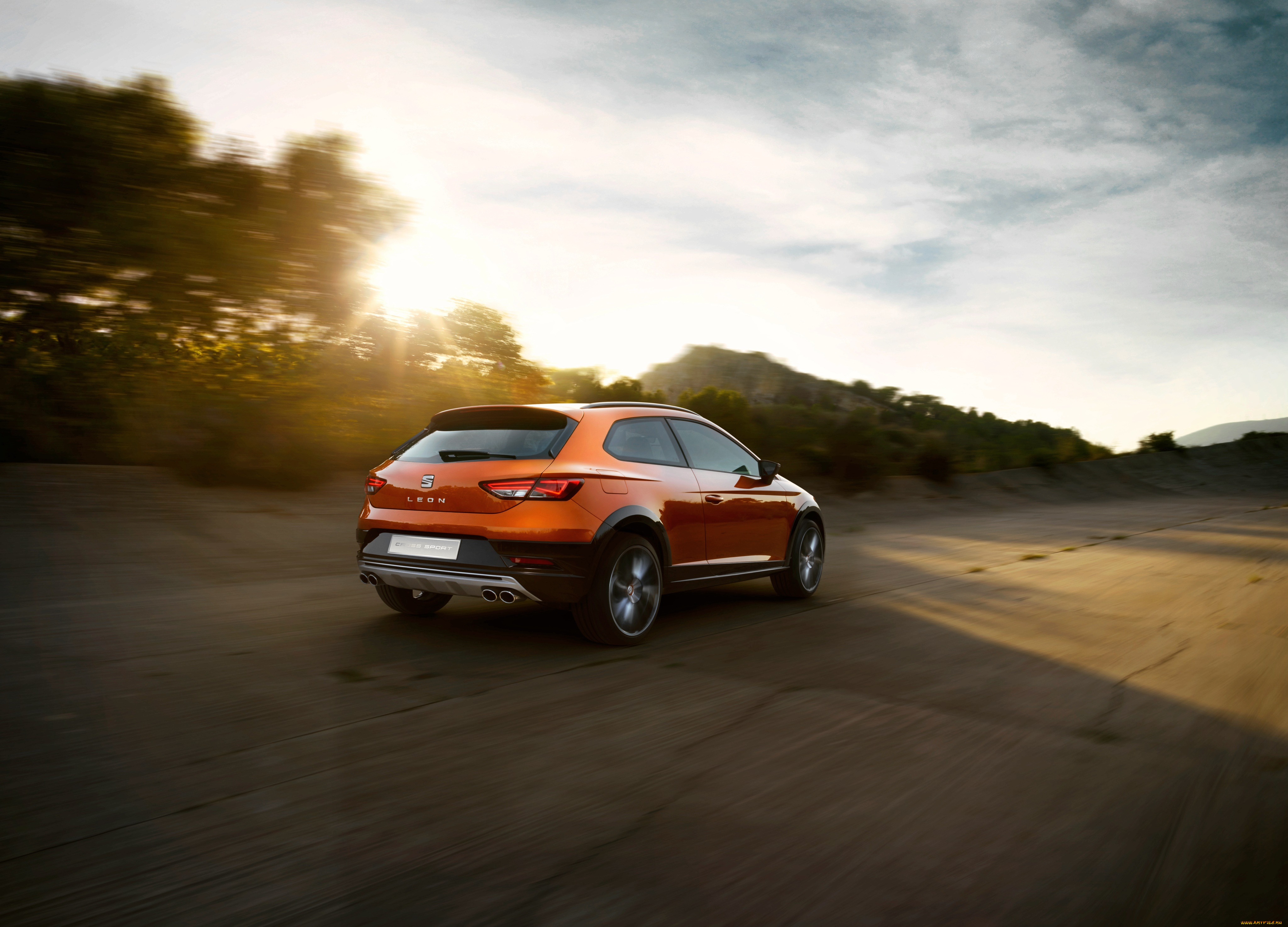 автомобили, seat, leоn, cross, sport, concept, 5f, 2015г