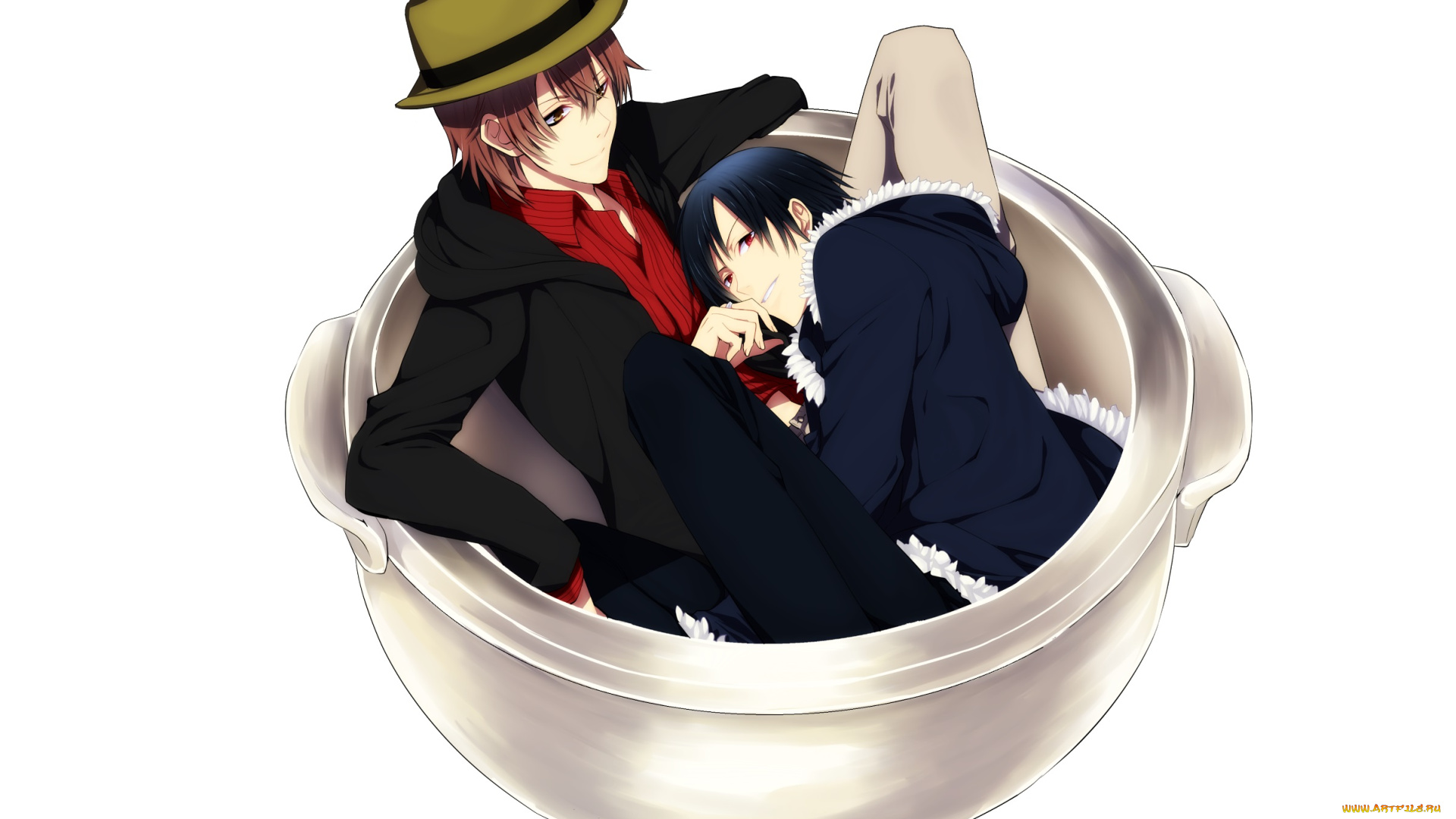 аниме, durarara, парни