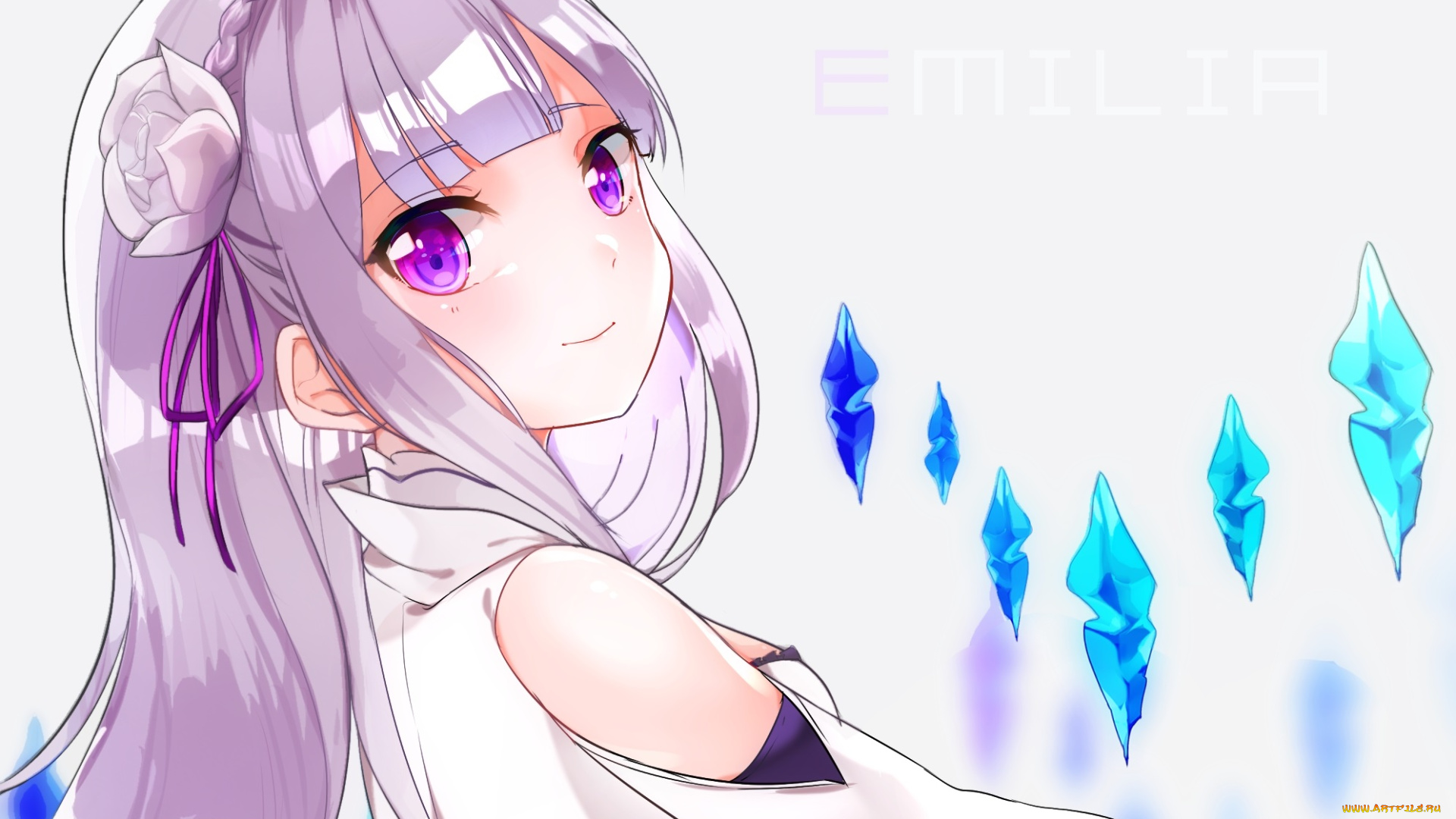 аниме, re, , zero, kara, hajimeru, isekai, seikatsu, эмилия