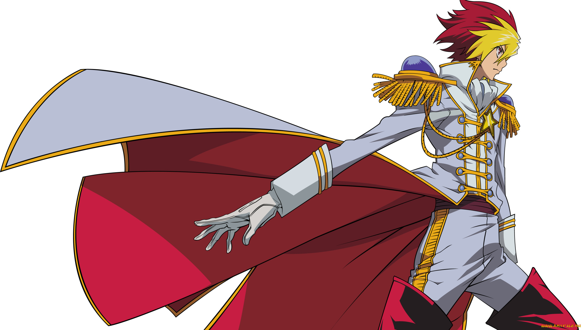 аниме, star, driver, парень, плащ