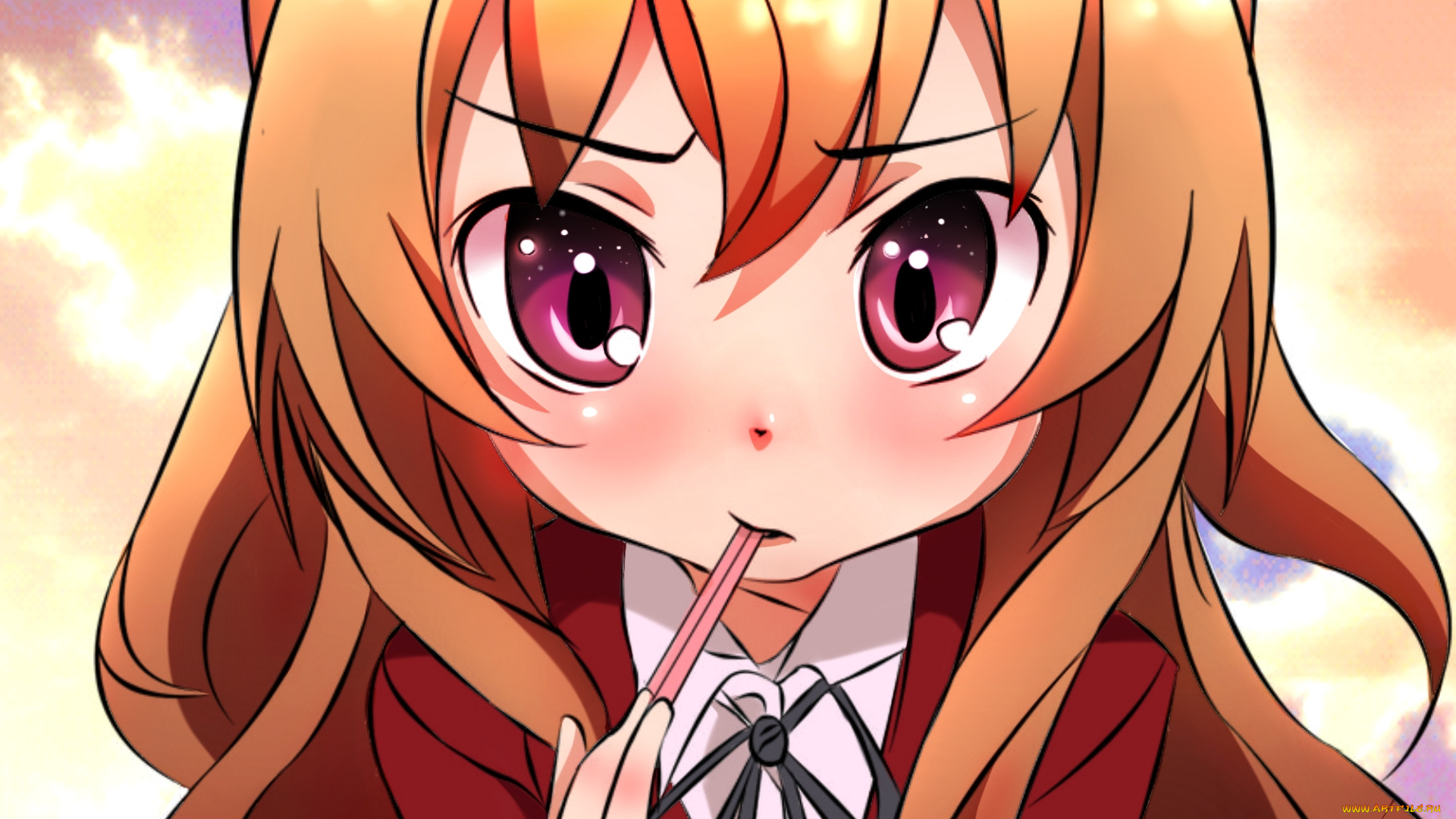 аниме, toradora, айсака, тайга