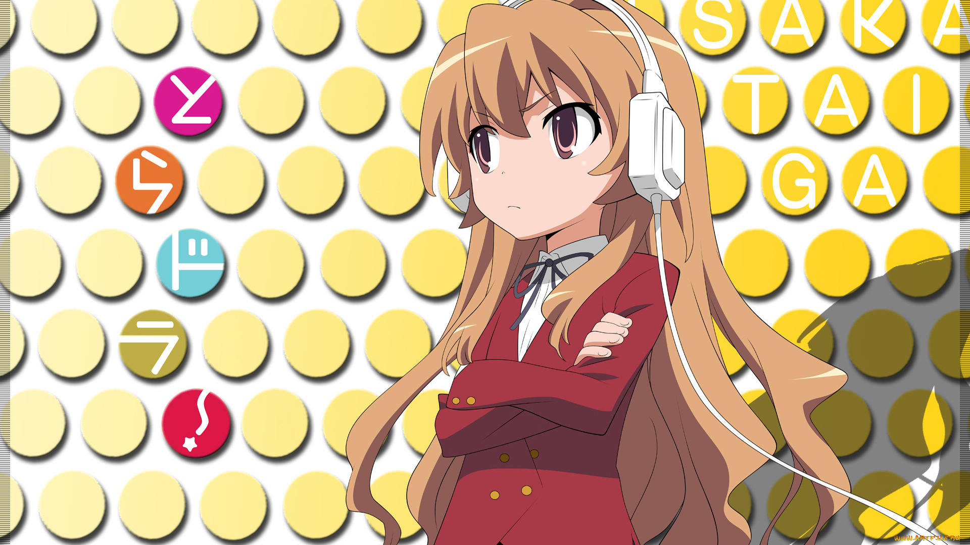 аниме, toradora, айсака, тайга