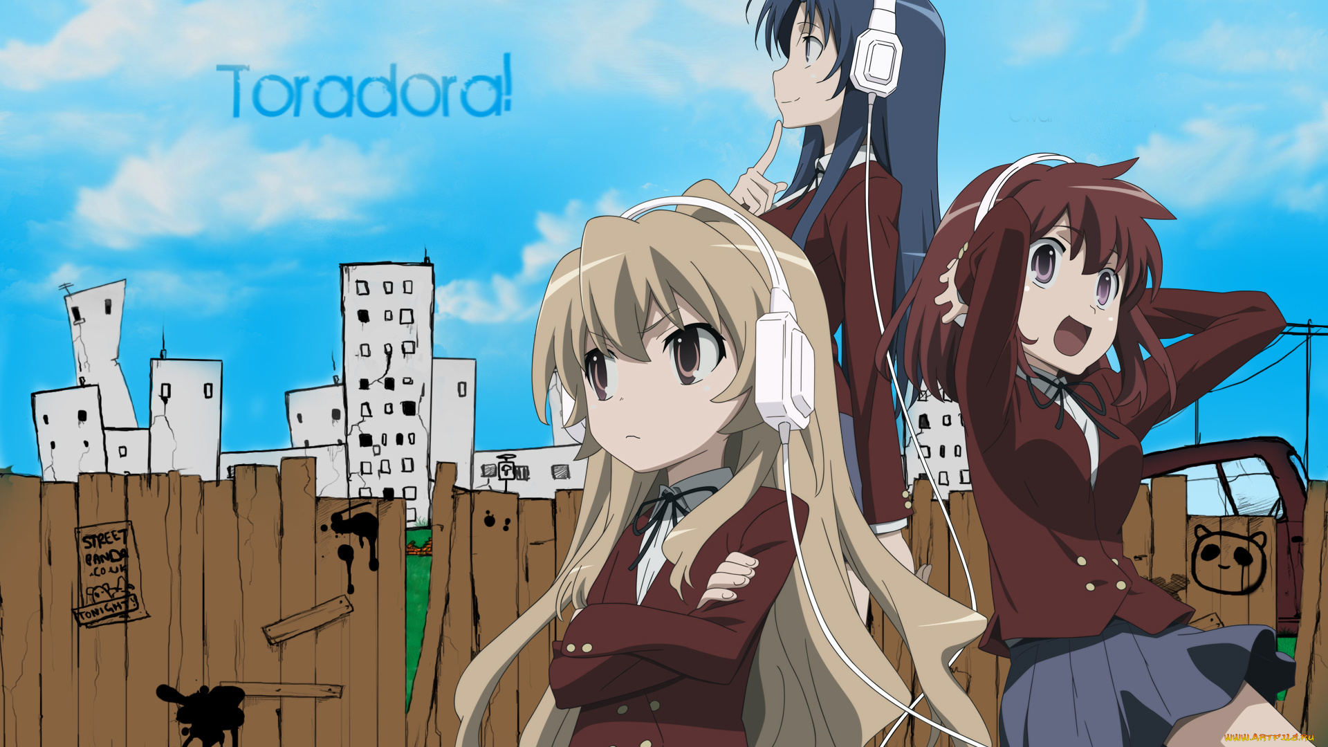 аниме, toradora, торадора