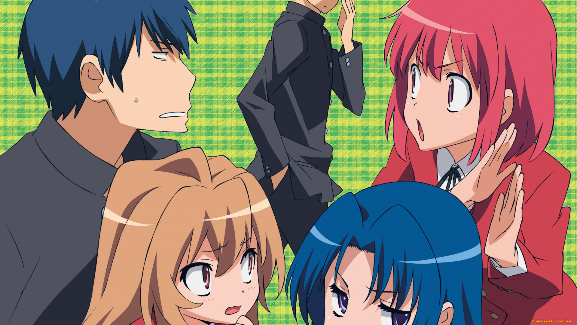 аниме, toradora, торадора