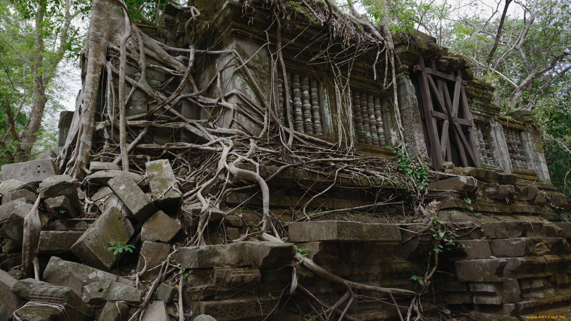 города, -, исторические, , архитектурные, памятники, пейзаж, бэнгмеалеа, камбоджа