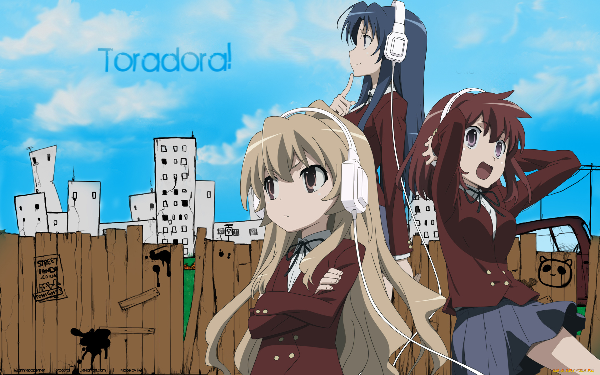 аниме, toradora, торадора