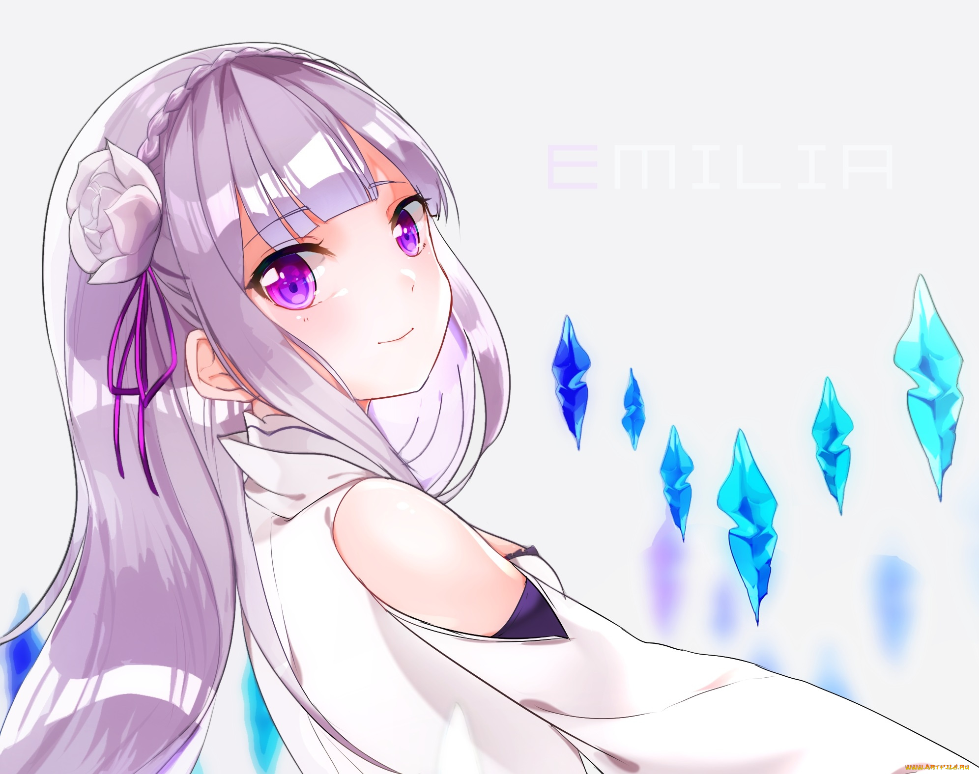 аниме, re, , zero, kara, hajimeru, isekai, seikatsu, эмилия