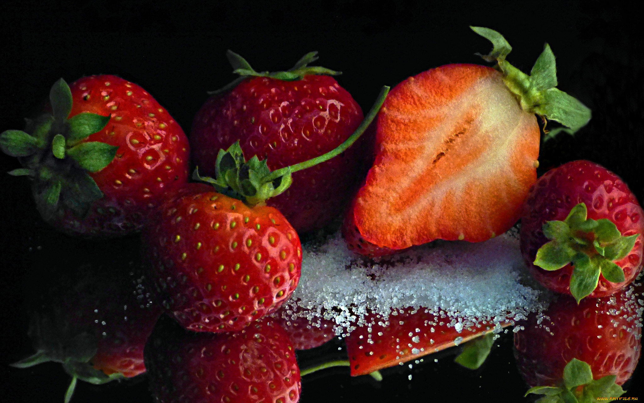 еда, клубника, , земляника, десерт