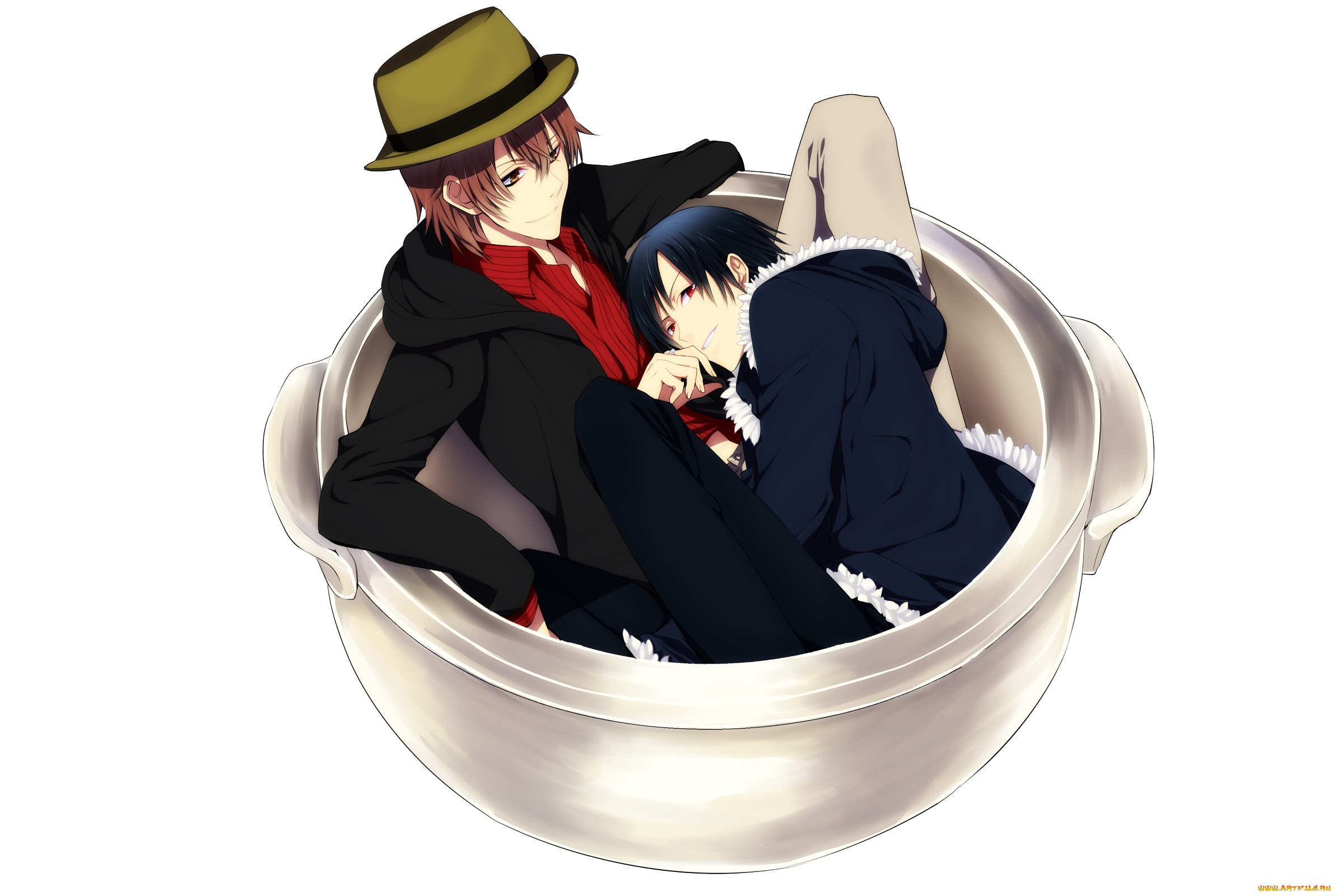 аниме, durarara, парни