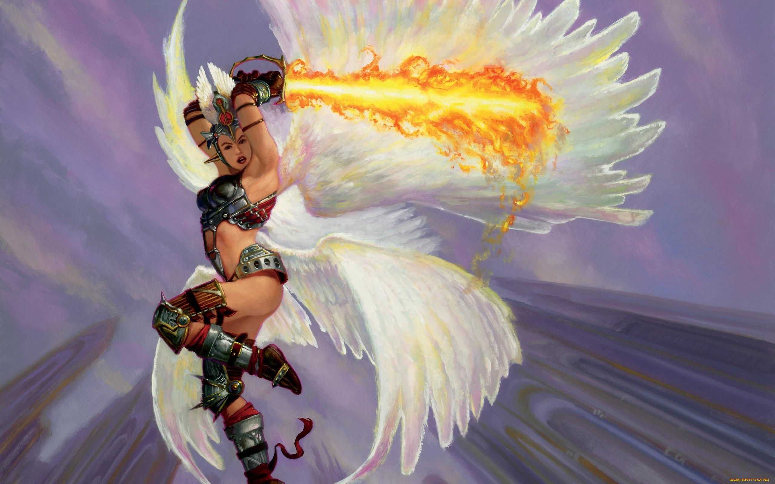 фэнтези, ангелы, ангел, щдевушка