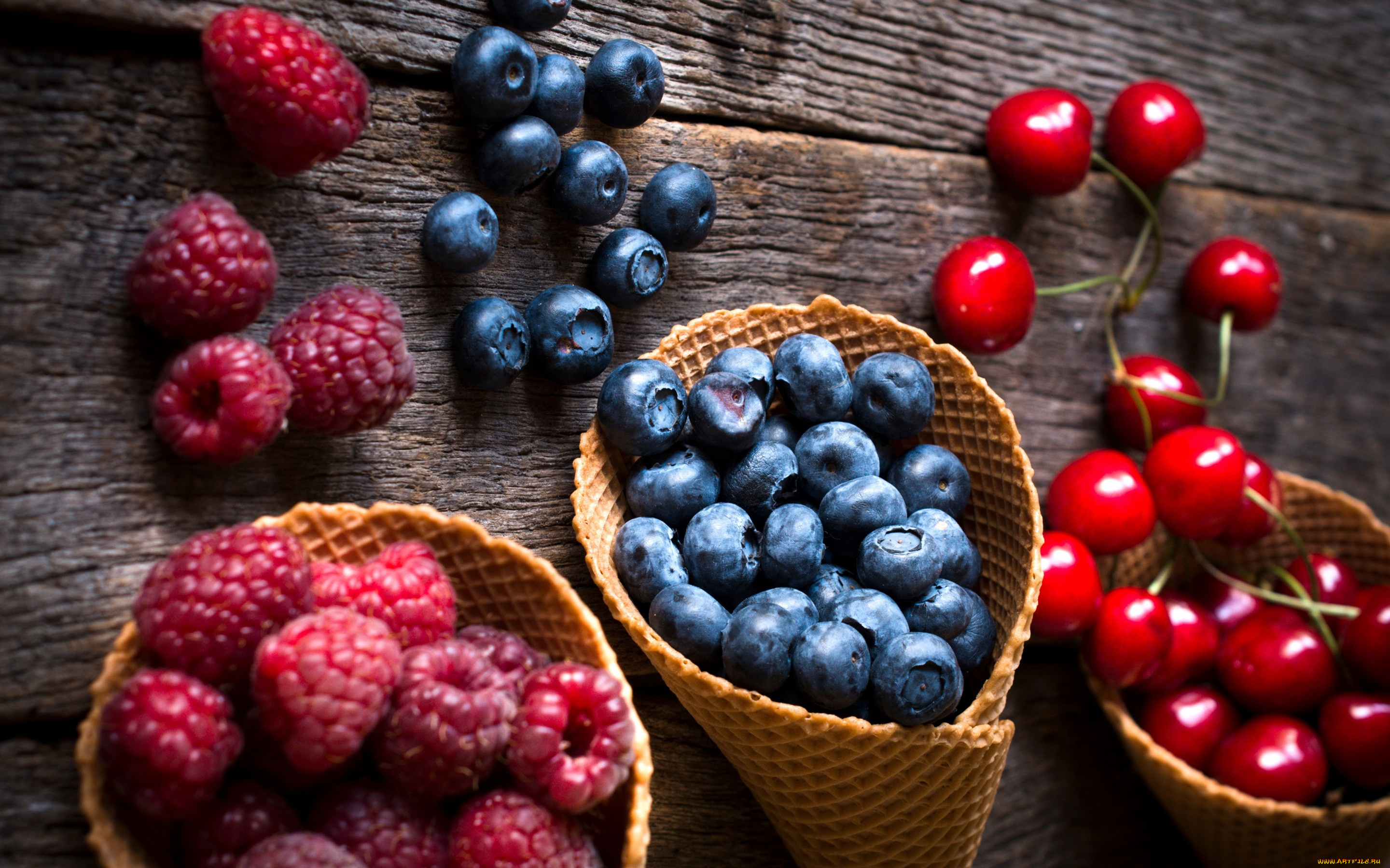 еда, фрукты, , ягоды, fresh, клубника, черника, berries, ягоды, малина, черешня