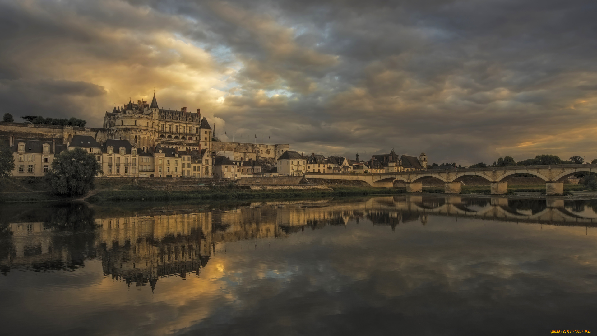 amboise, города, -, панорамы, простор