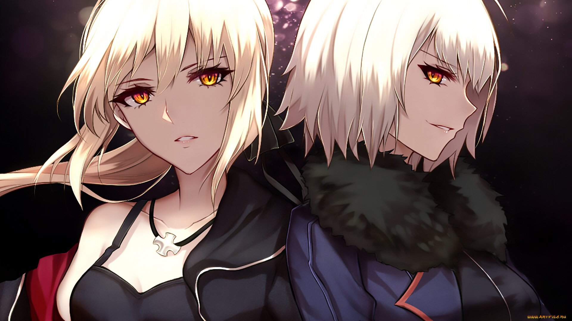 аниме, fate, stay, night, девушка