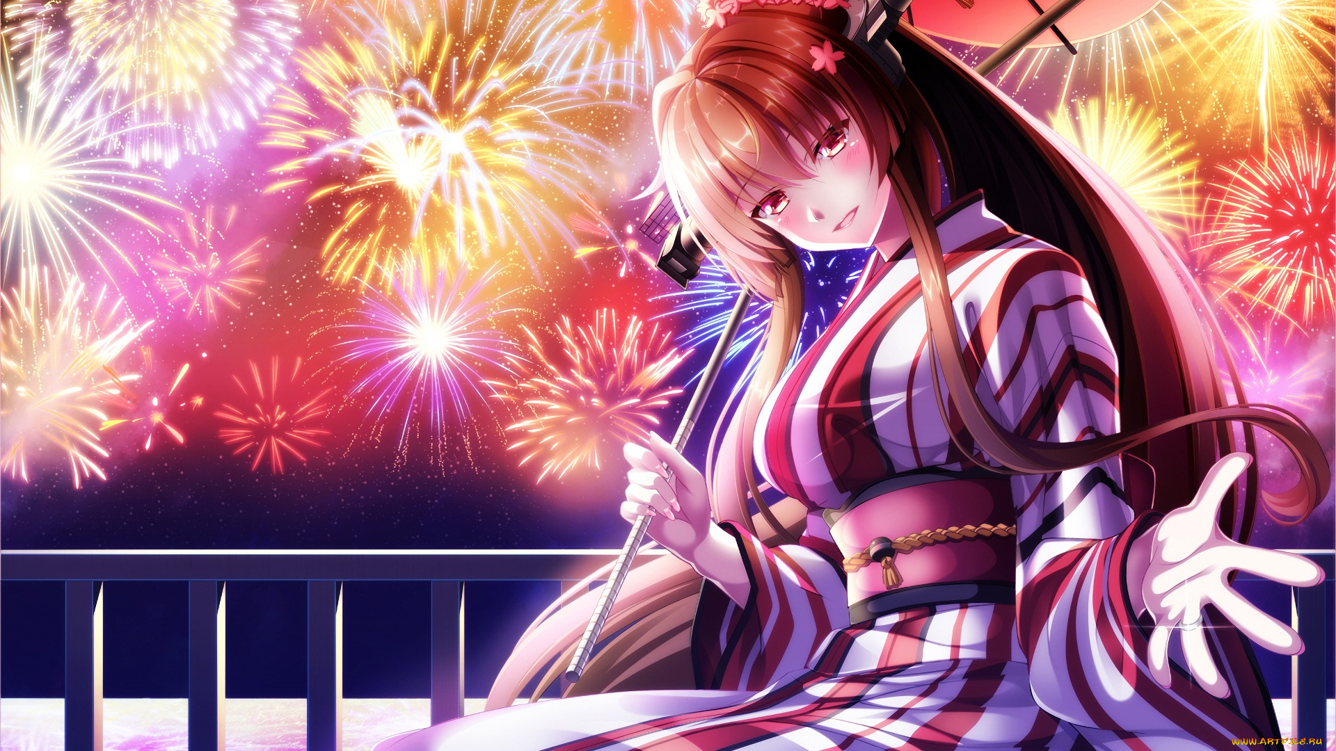 аниме, kantai, collection, девушка