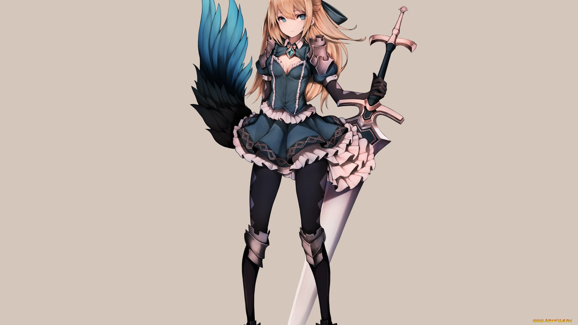 аниме, оружие, , техника, , технологии, девушка