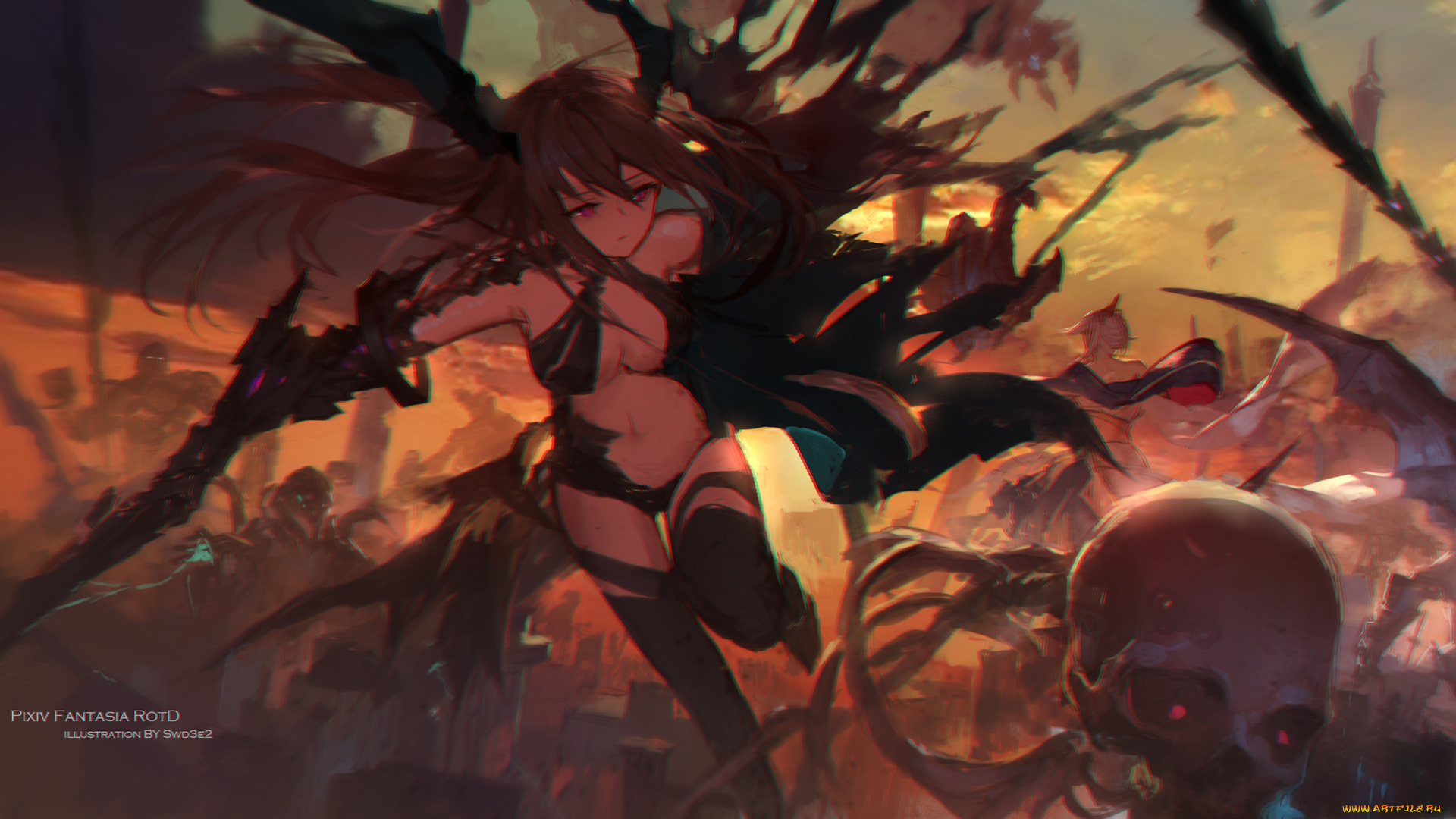 аниме, pixiv, fantasia, pixiv, fantasia