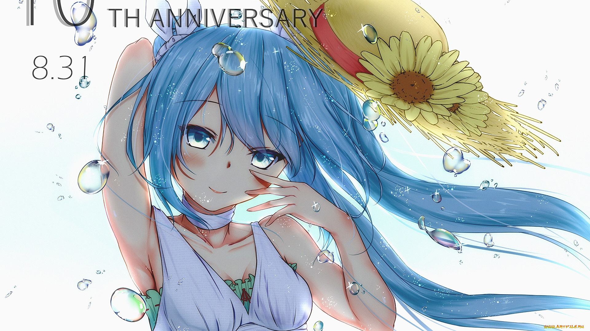 аниме, vocaloid, девушка