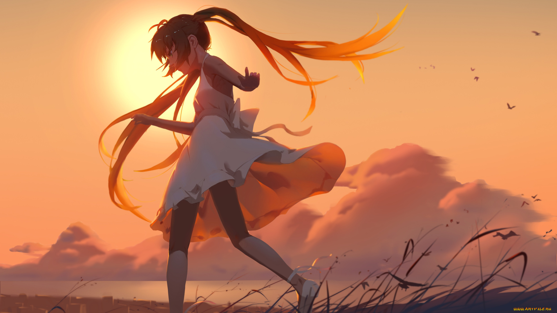 аниме, vocaloid, hatsune, miku